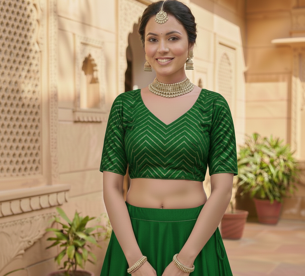 Georgette Gota paati work Blouse