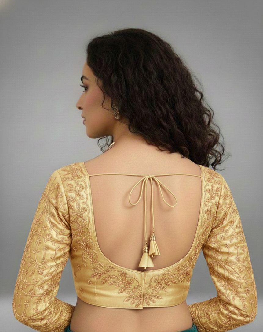 VICHITRA SILK EMBROIDERY WORK BLOUSE