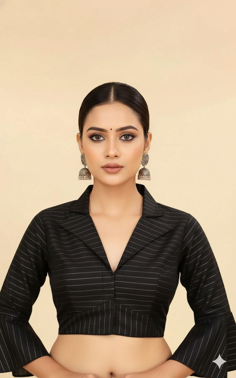 COTTON PRINTED WORK BLOUSE