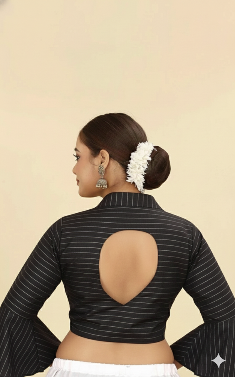 COTTON PRINTED WORK BLOUSE