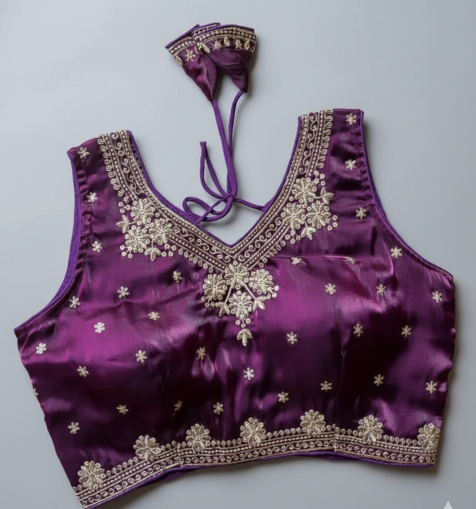 ZIMICHOO EMBROIDERY WORK BLOUSE