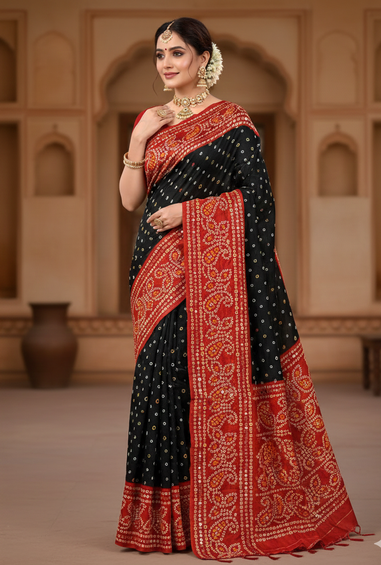 Saree Bandhej