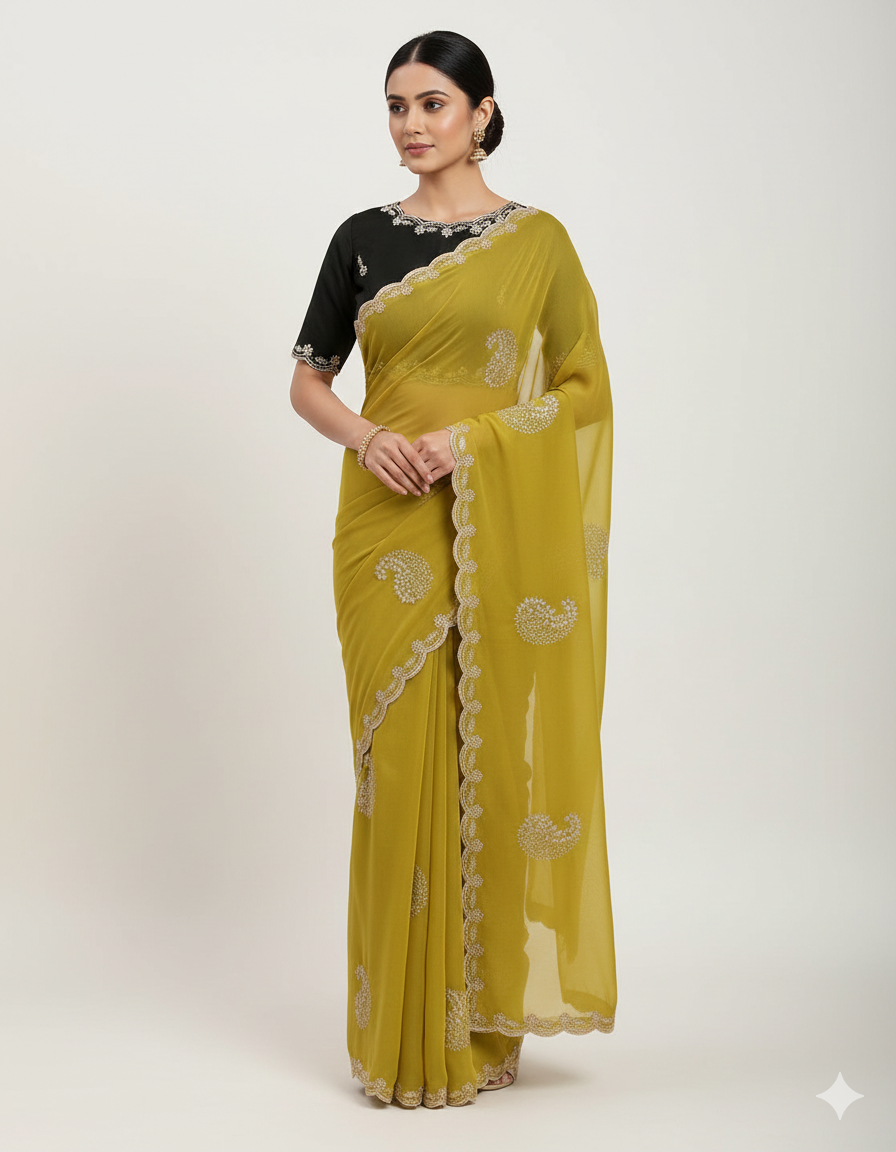 Saree Gold Coin