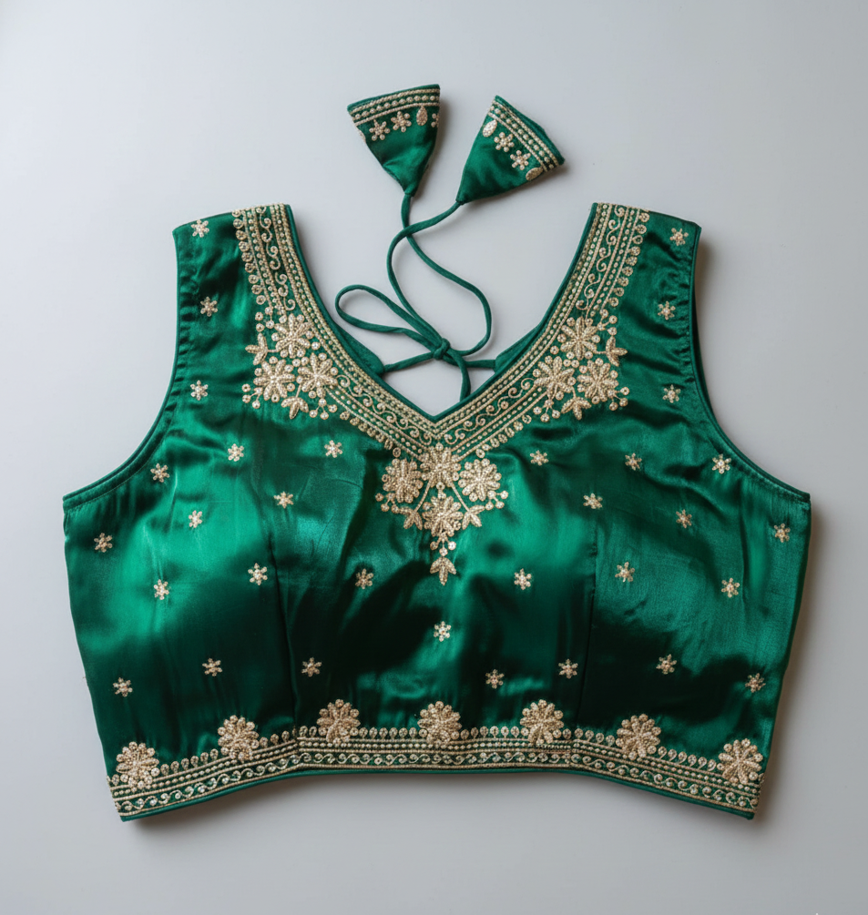 ZIMICHOO EMBROIDERY WORK BLOUSE