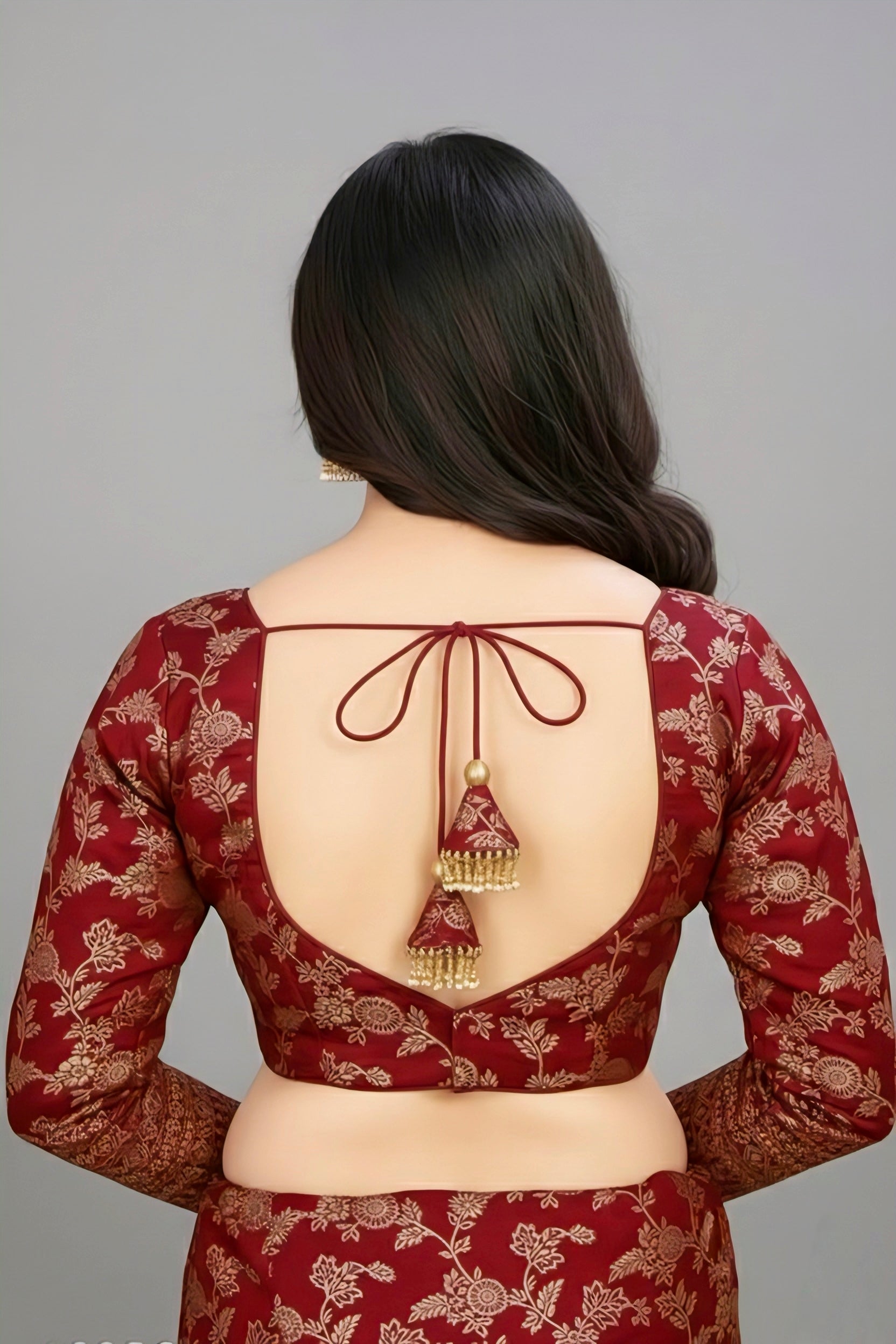 VICHITRA SILK SEQUENCE WORK BLOUSE