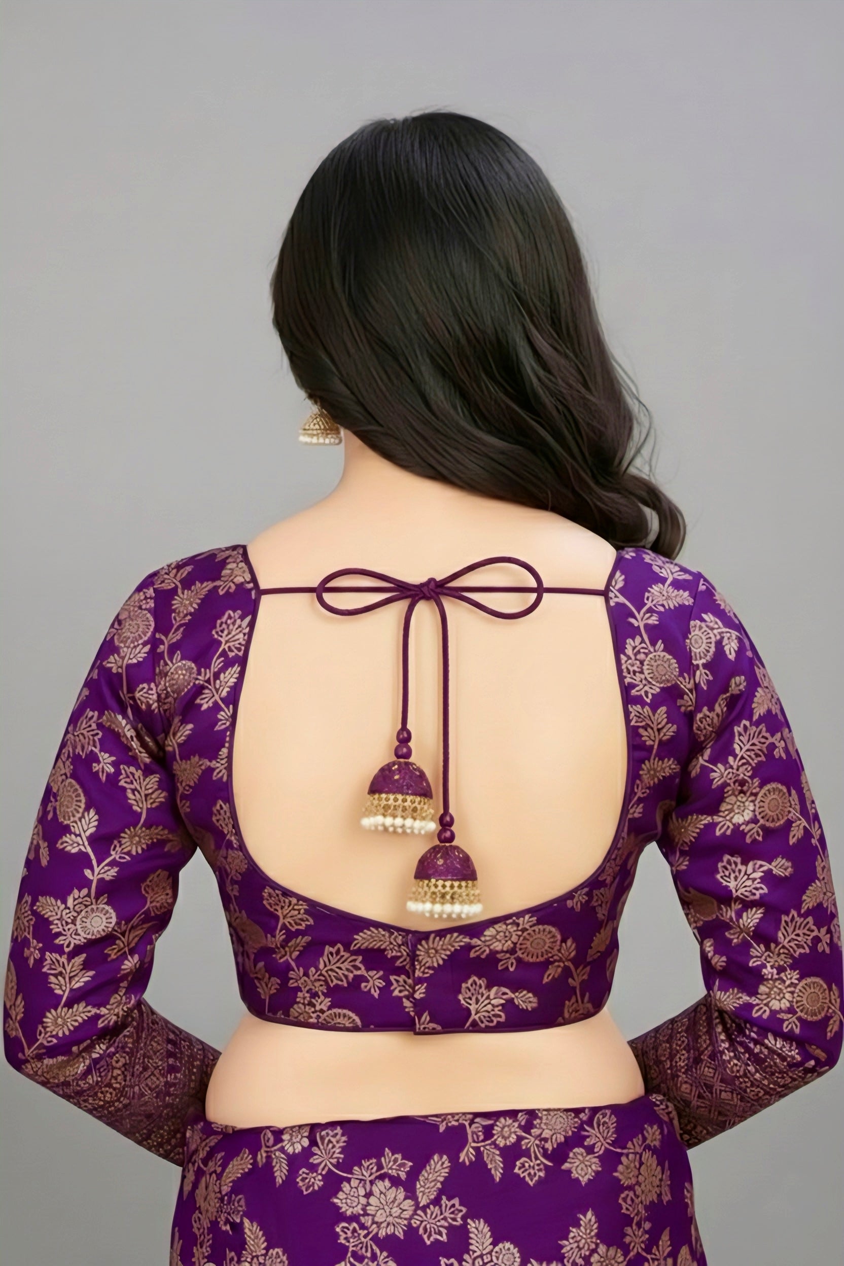 VICHITRA SILK SEQUENCE WORK BLOUSE