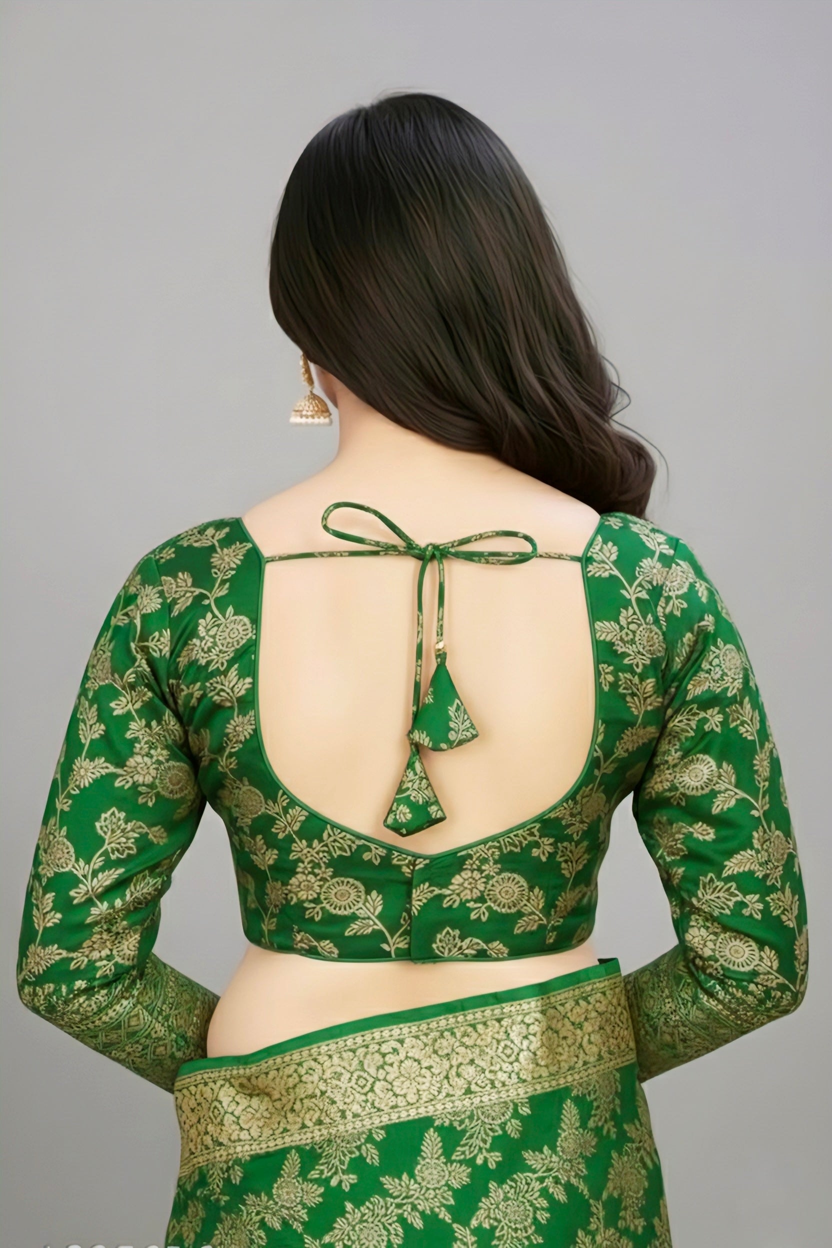 VICHITRA SILK SEQUENCE WORK BLOUSE