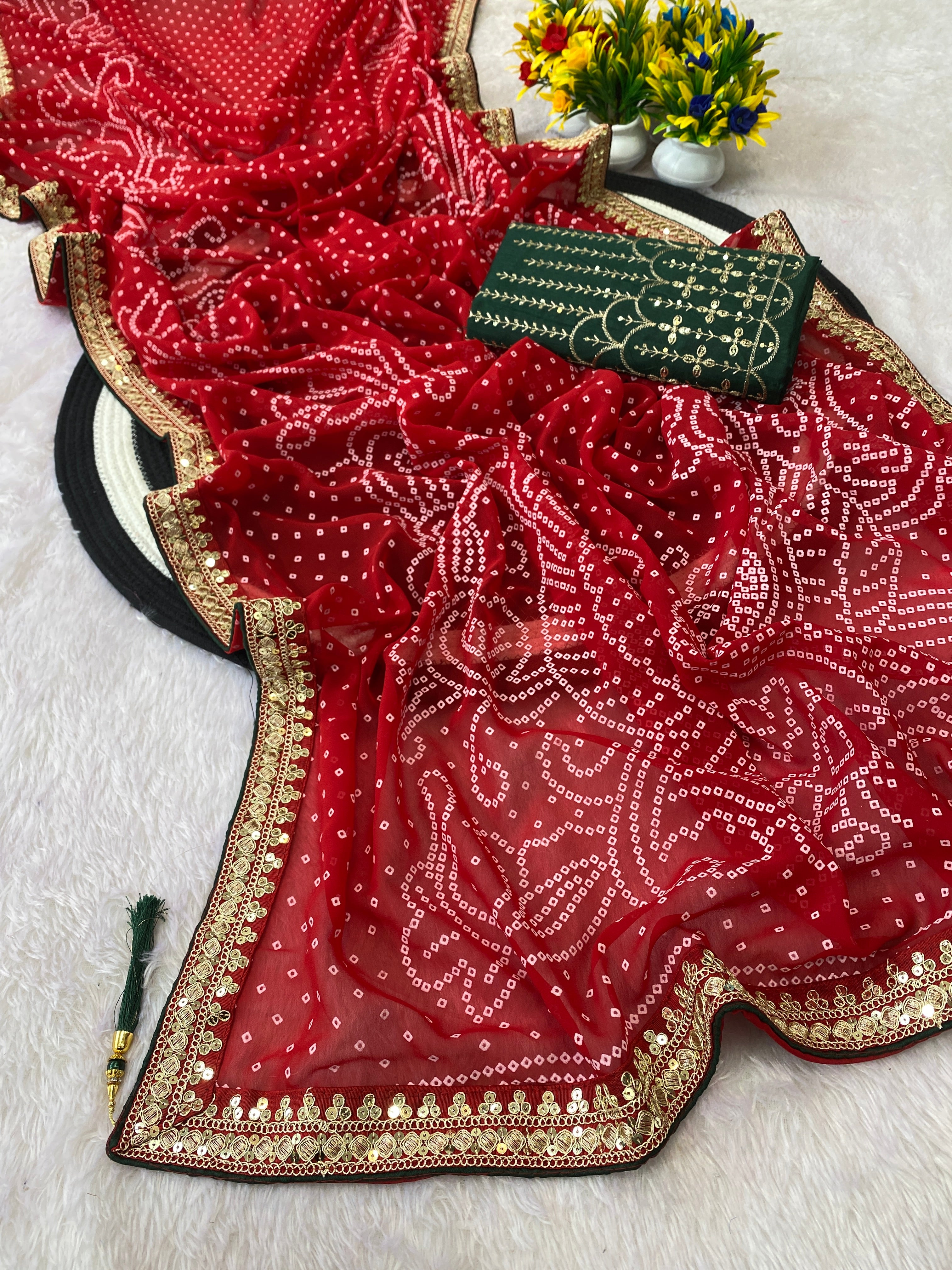 Saree Bandhni Isha