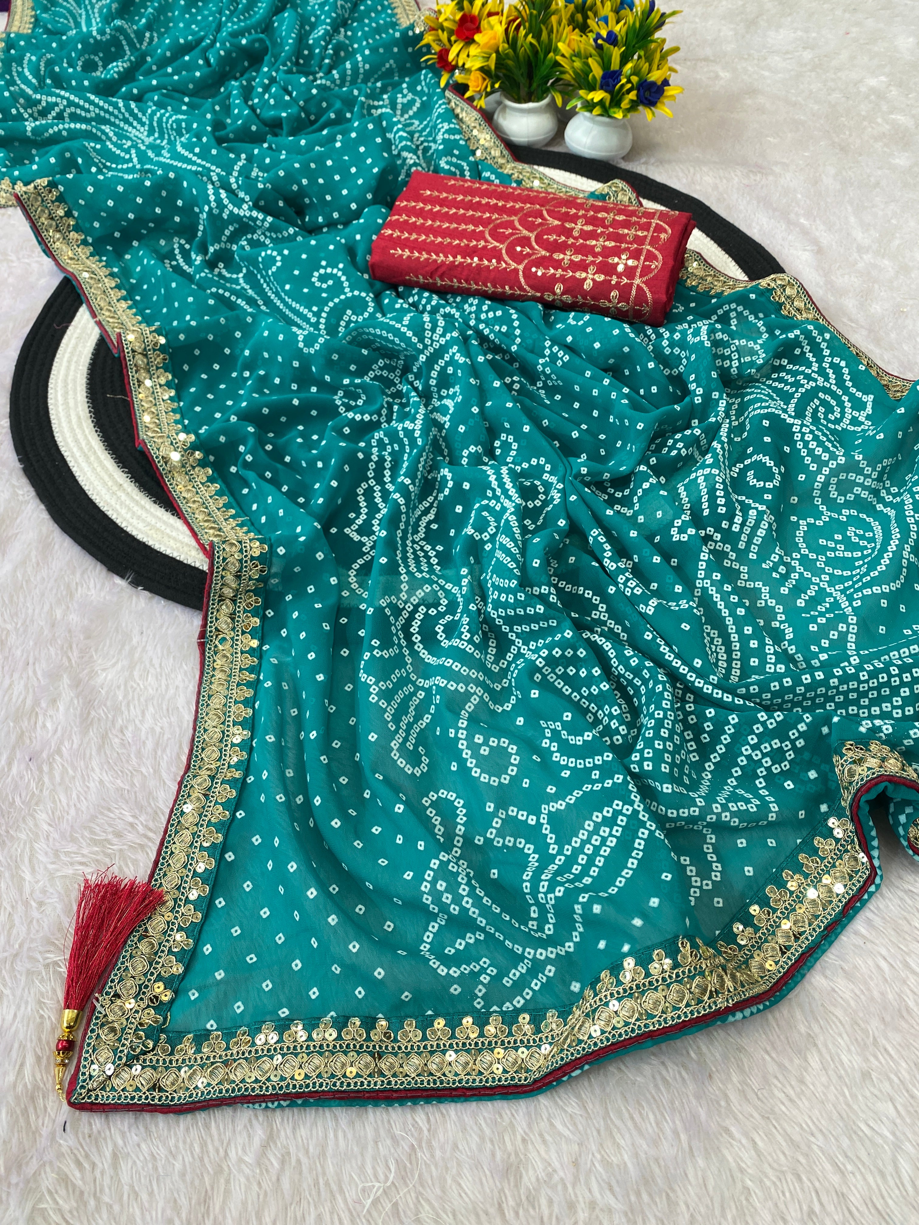 Saree Bandhni Isha