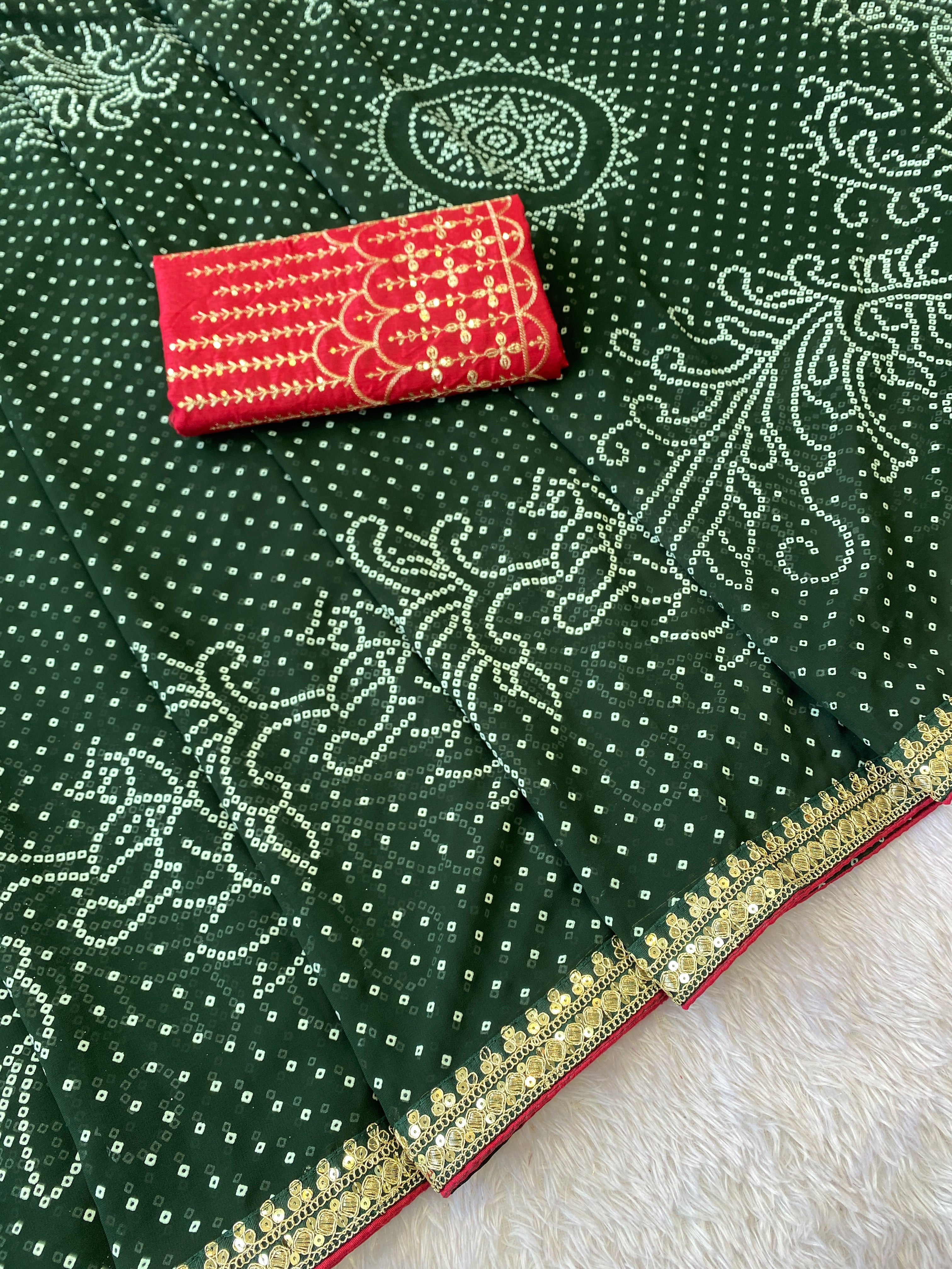 Saree Bandhni Isha