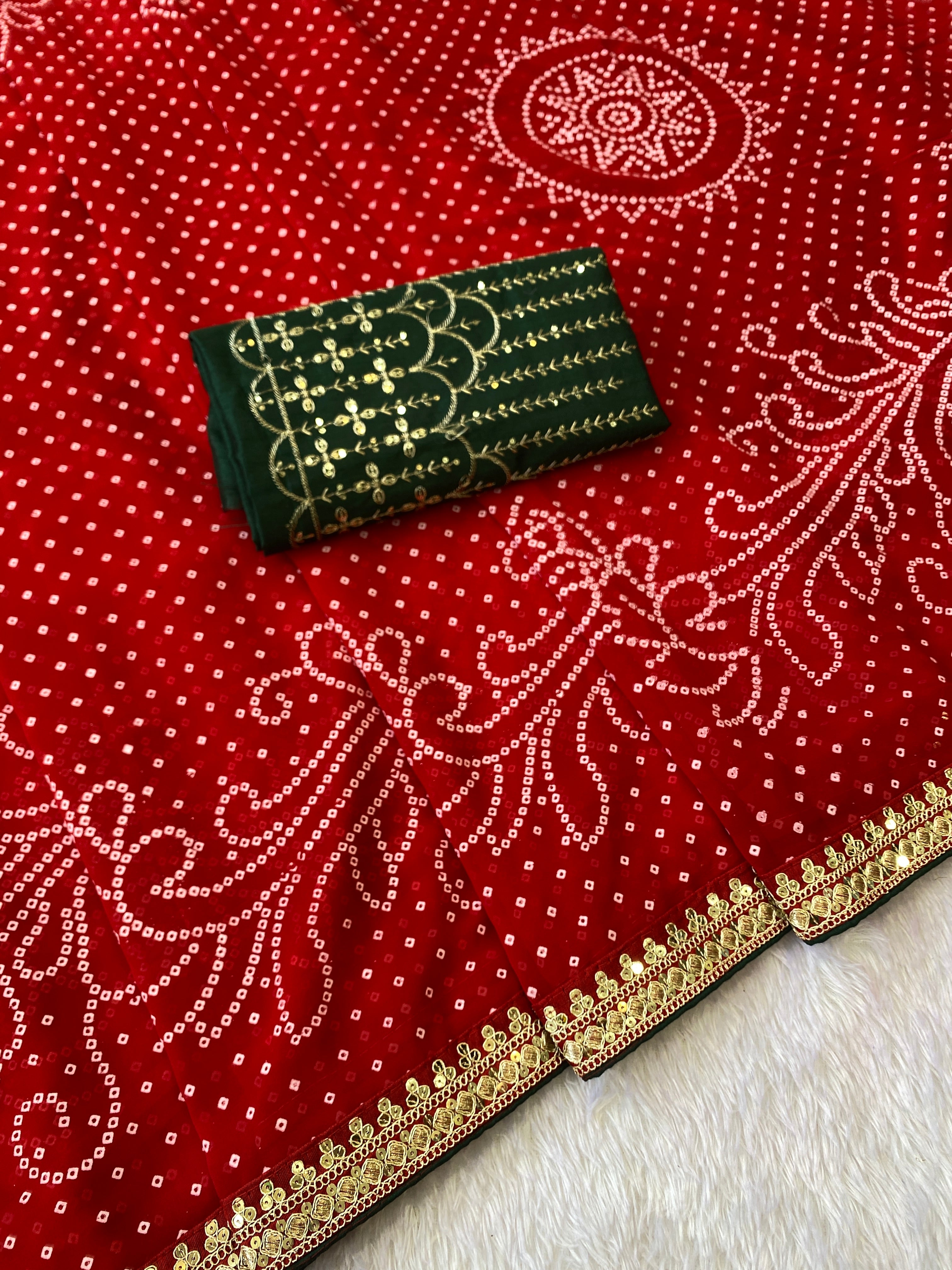 Saree Bandhni Isha