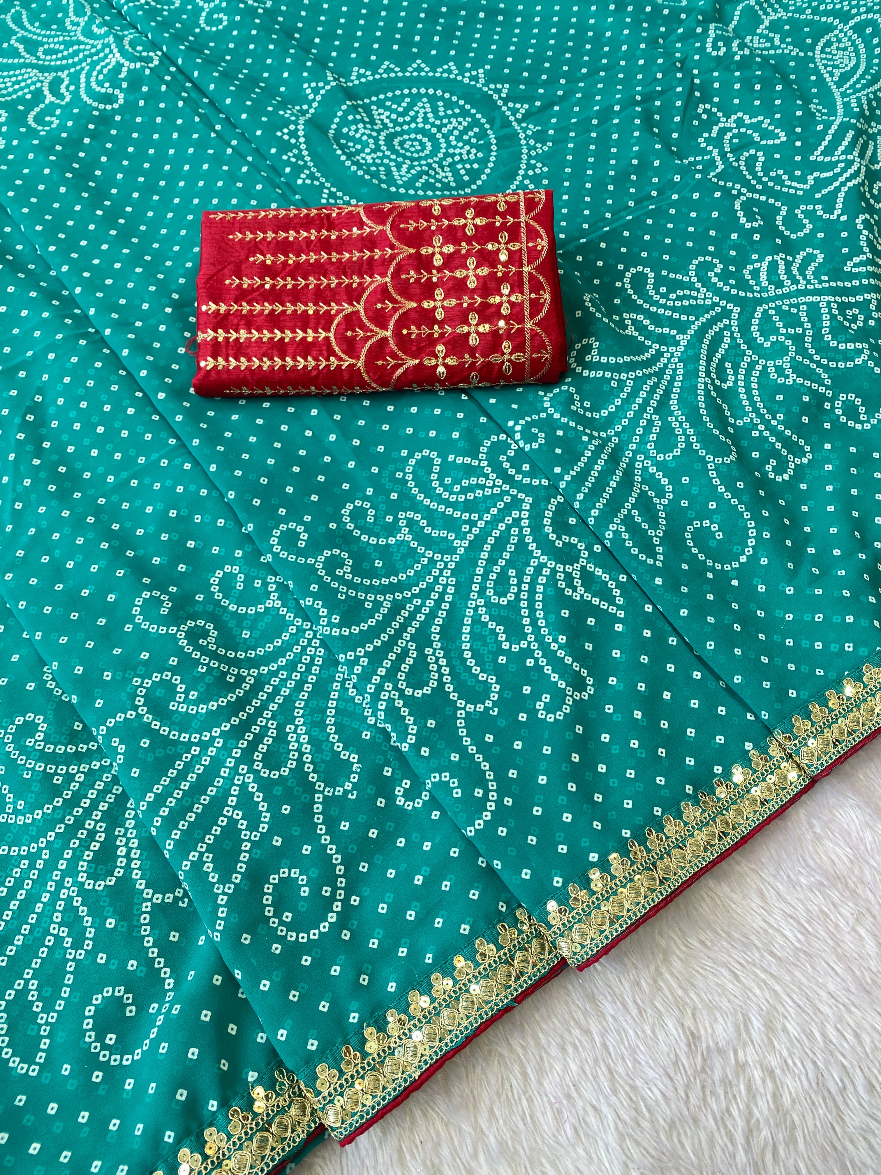 Saree Bandhni Isha