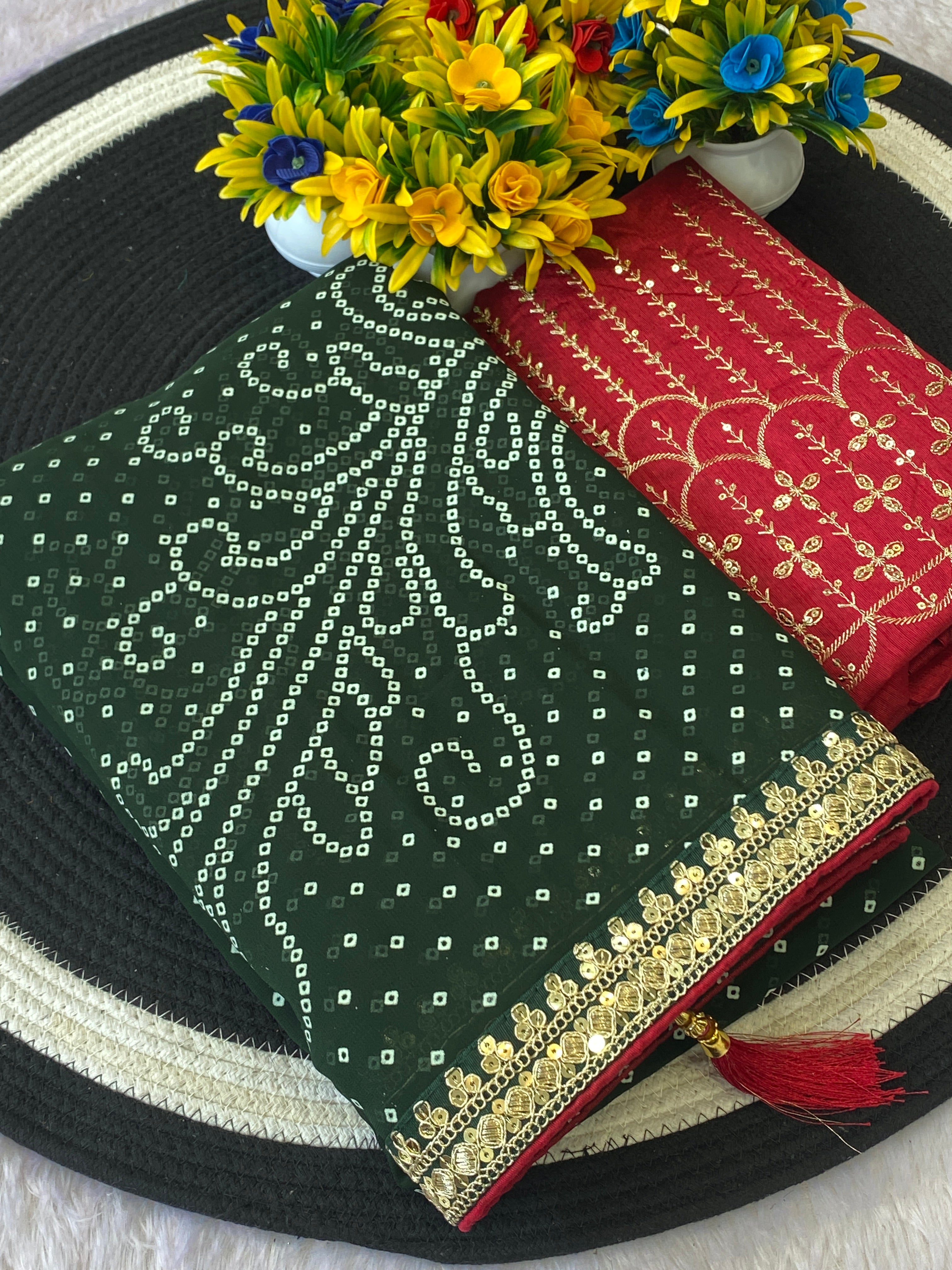 Saree Bandhni Isha
