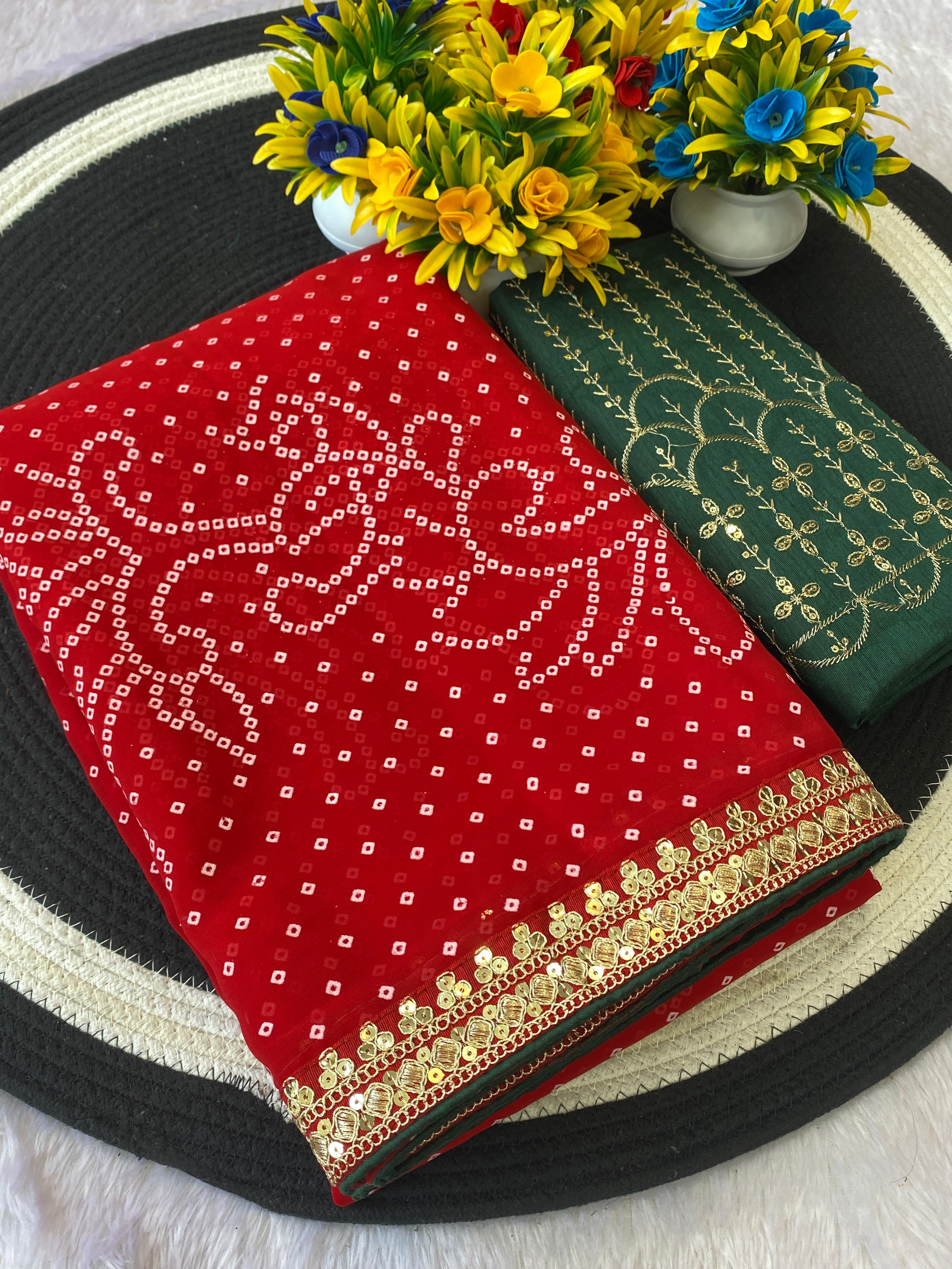 Saree Bandhni Isha