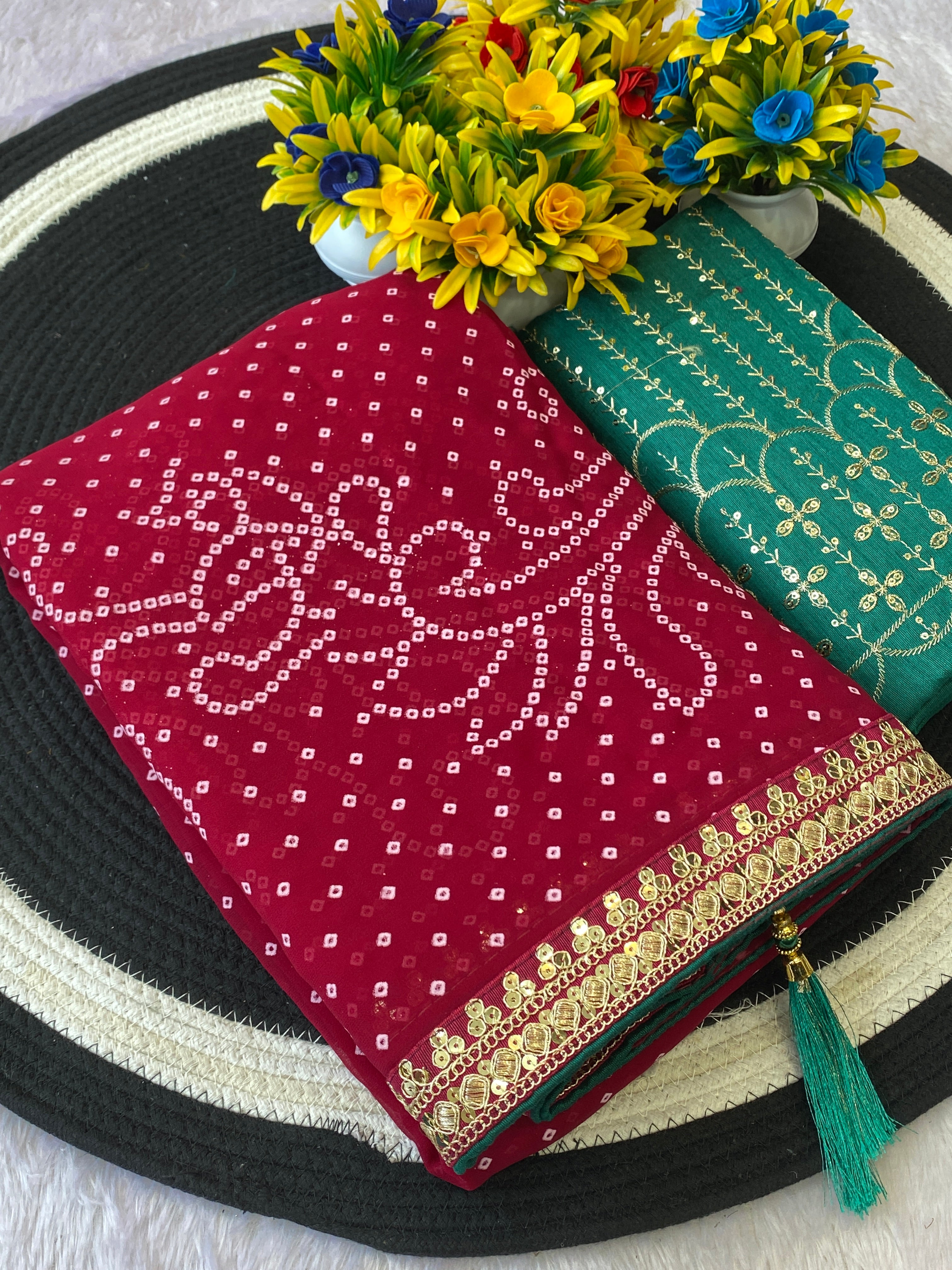 Saree Bandhni Isha