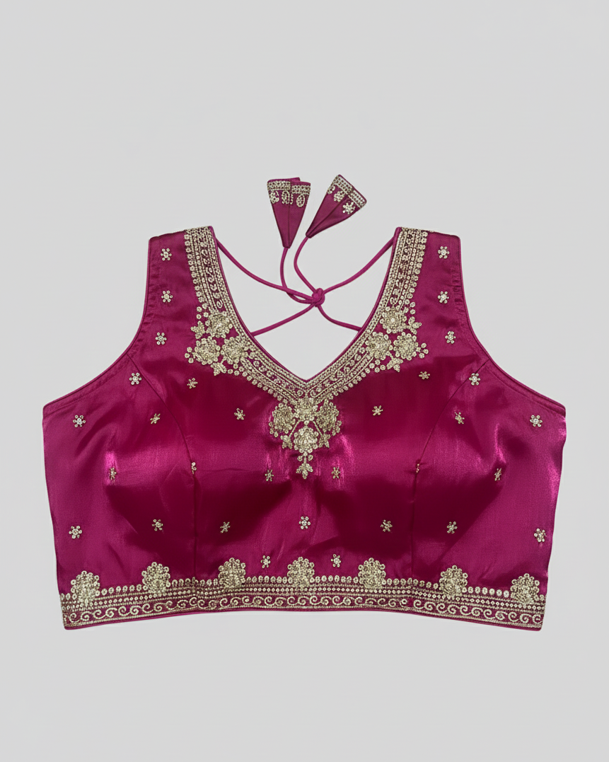 ZIMICHOO EMBROIDERY WORK BLOUSE
