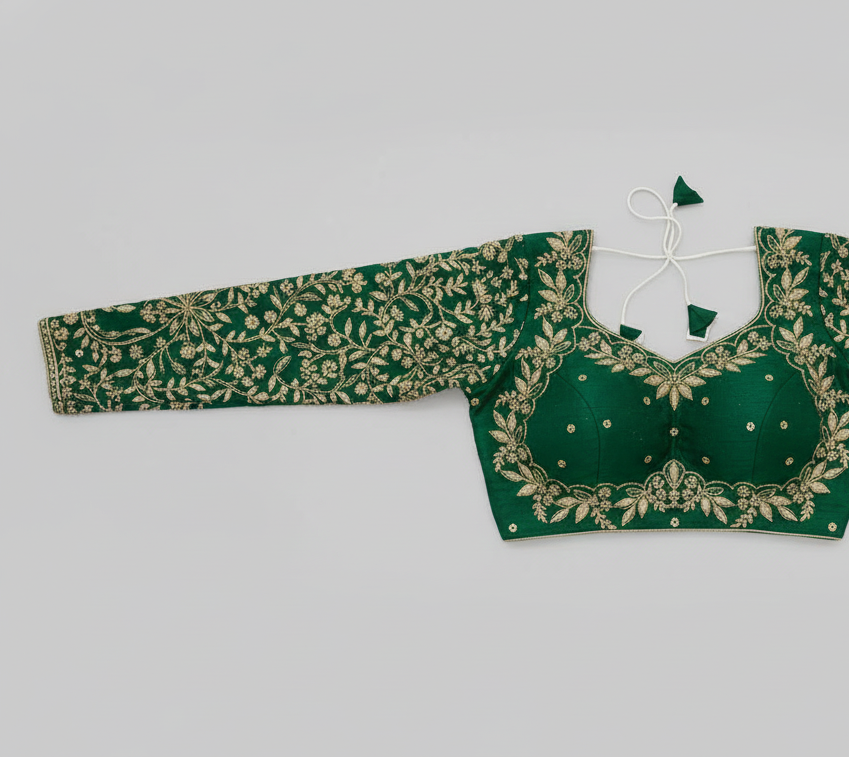 VICHITRA SILK EMBROIDERY WORK BLOUSE