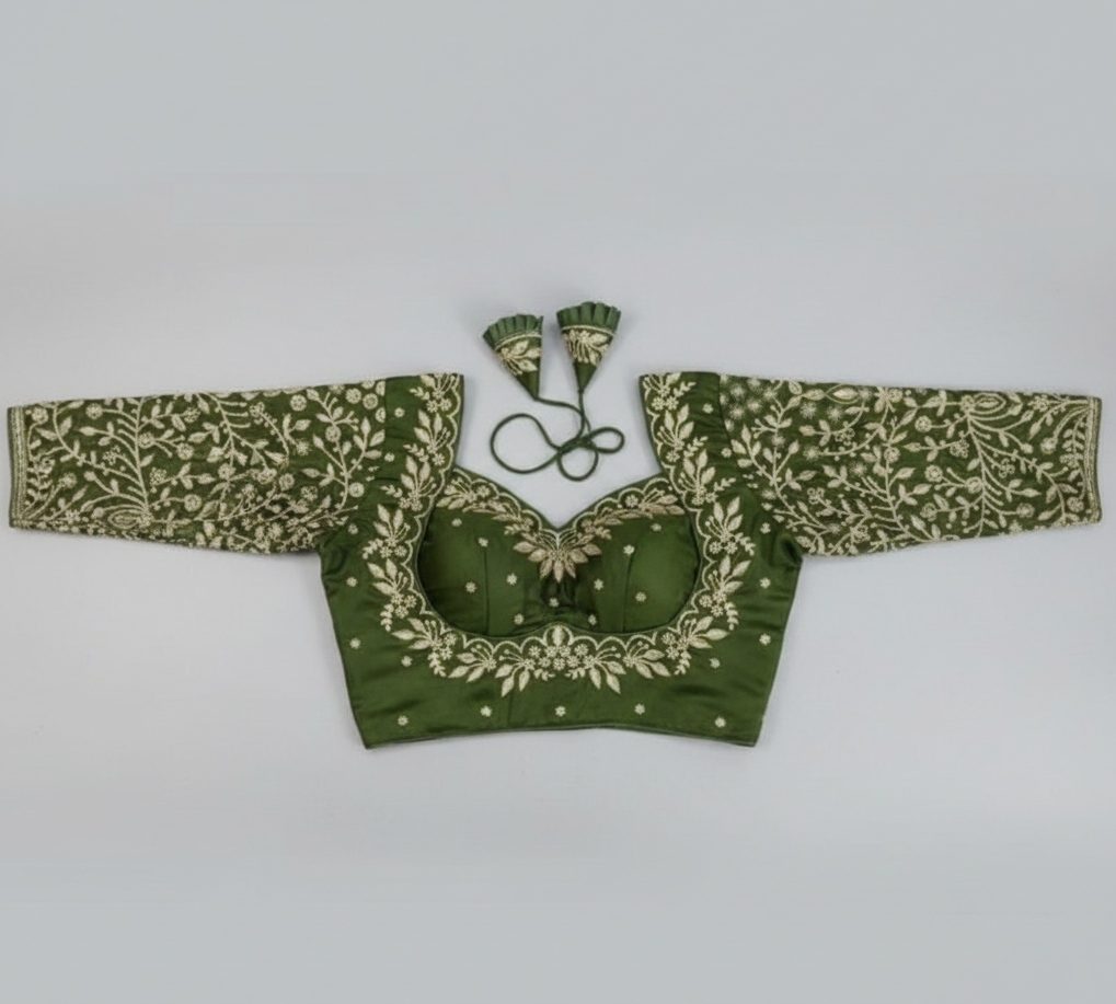 VICHITRA SILK EMBROIDERY WORK BLOUSE