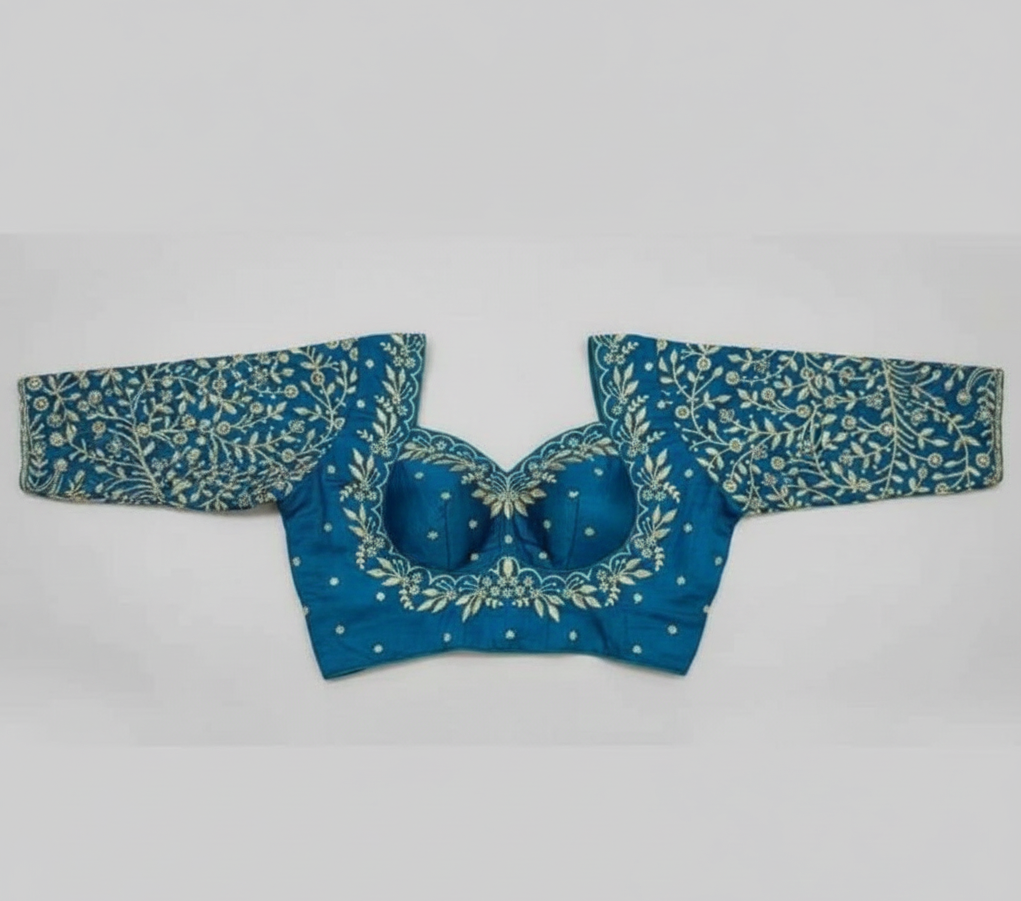 VICHITRA SILK EMBROIDERY WORK BLOUSE