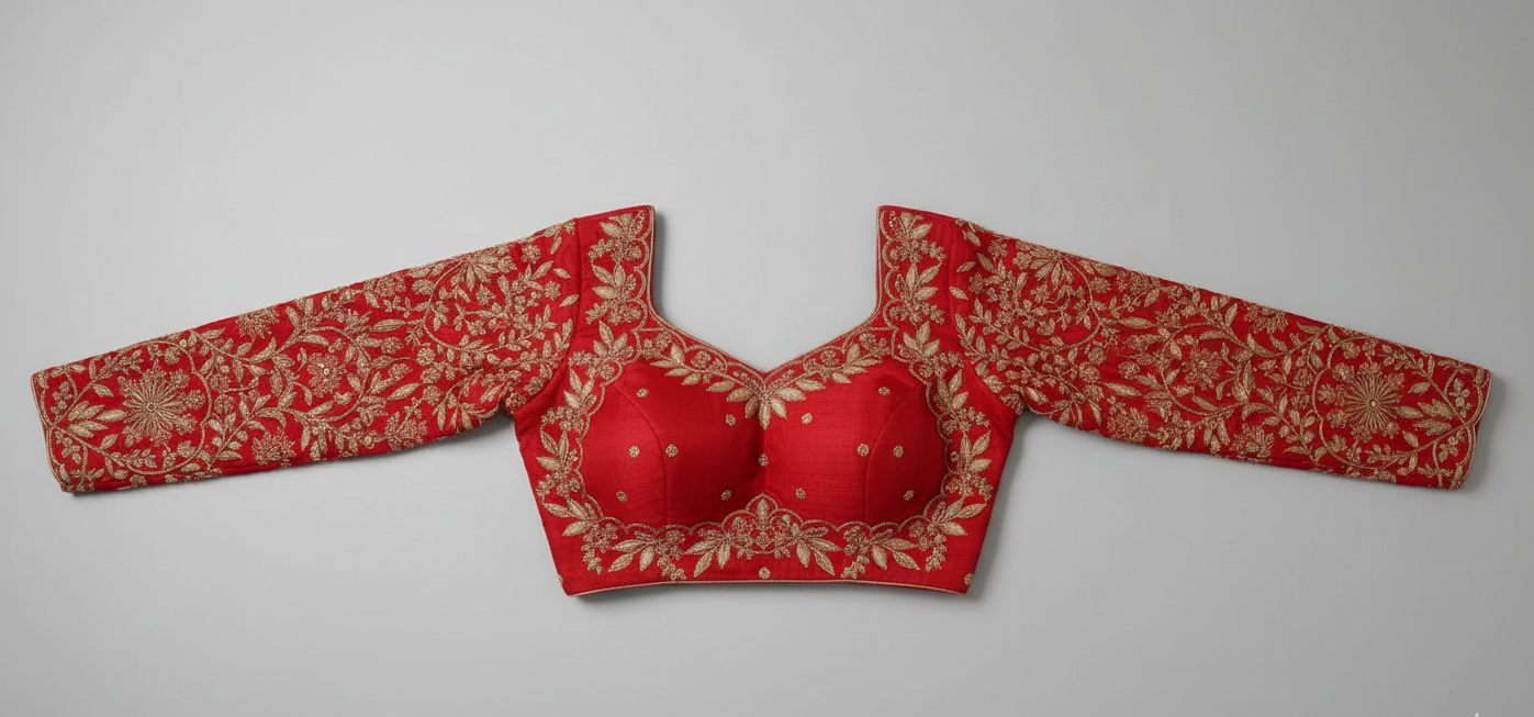 VICHITRA SILK EMBROIDERY WORK BLOUSE