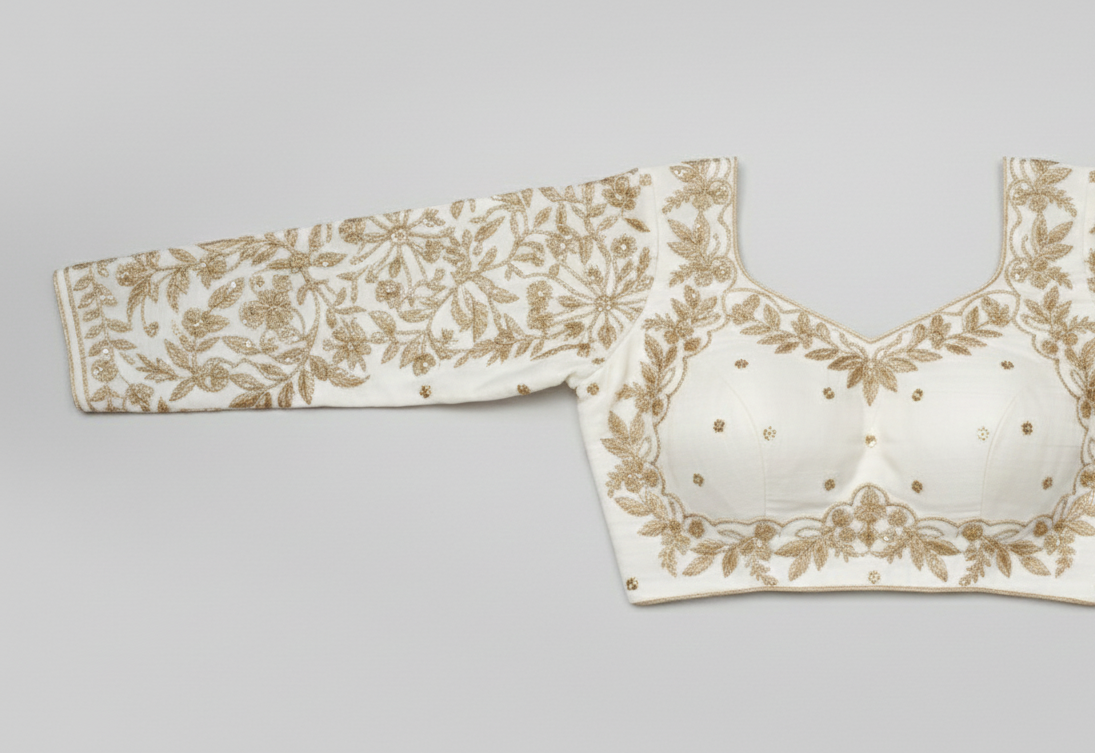 VICHITRA SILK EMBROIDERY WORK BLOUSE