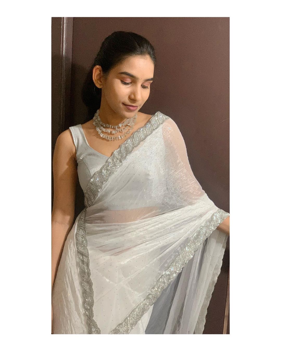 Saree White Muse