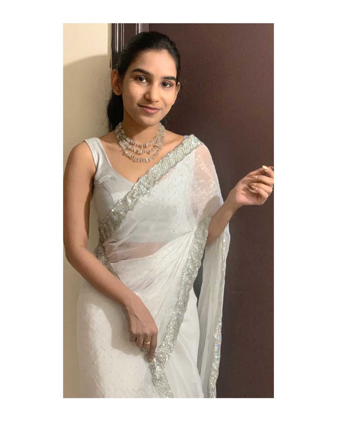 Saree White Muse