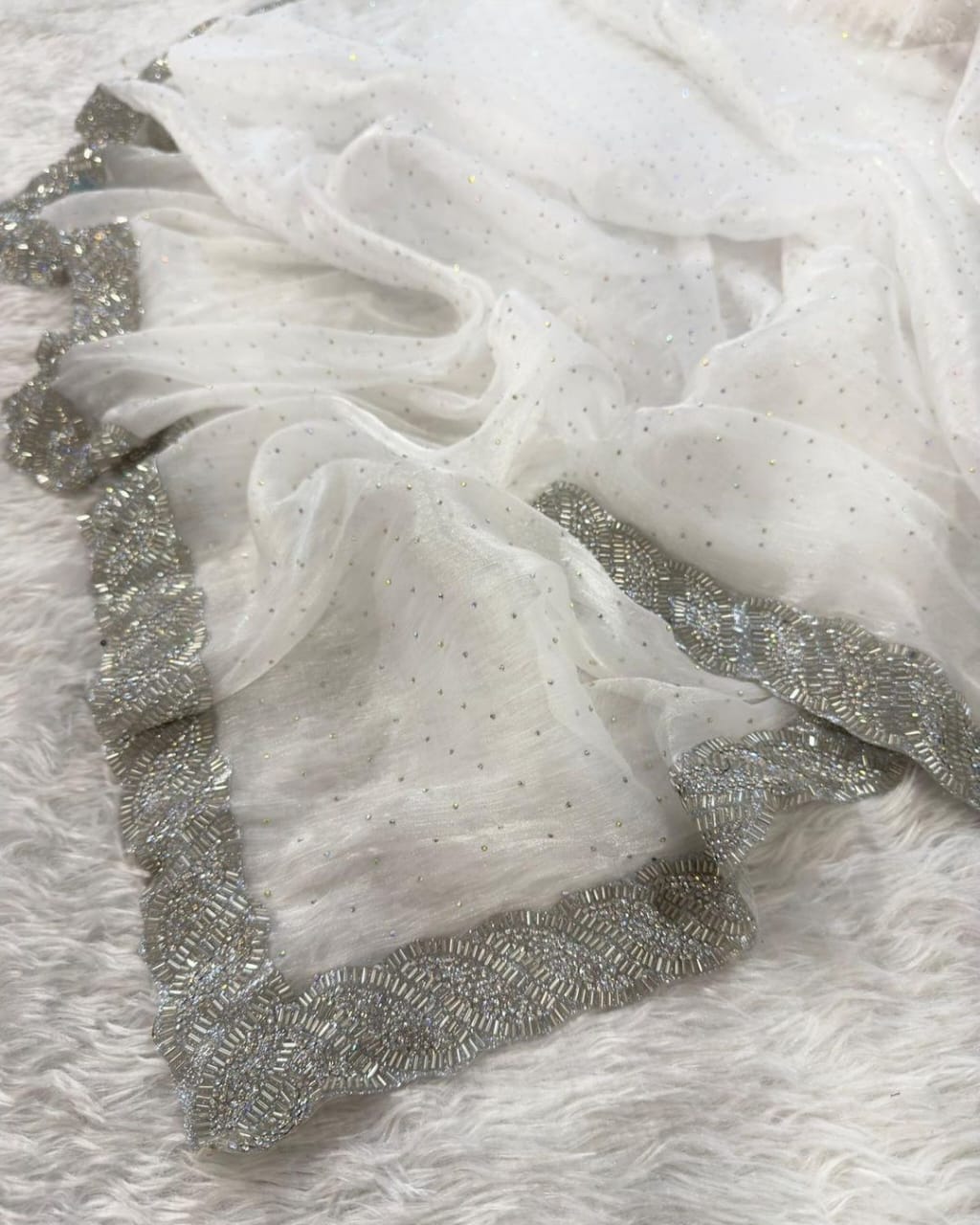 Saree White Muse