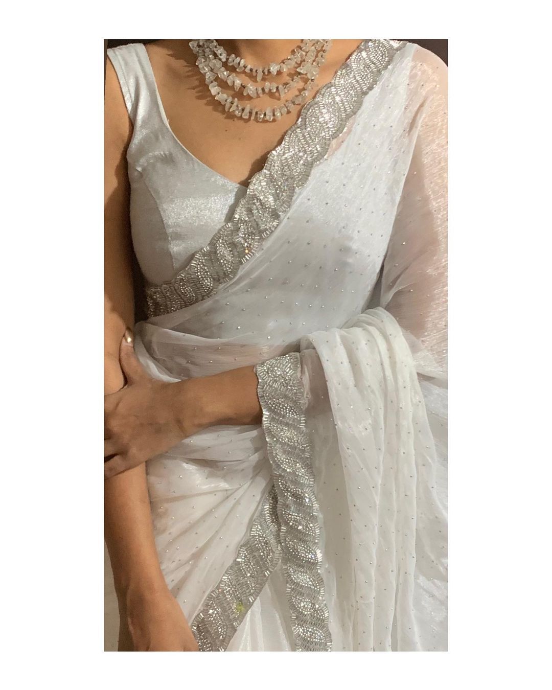 Saree White Muse