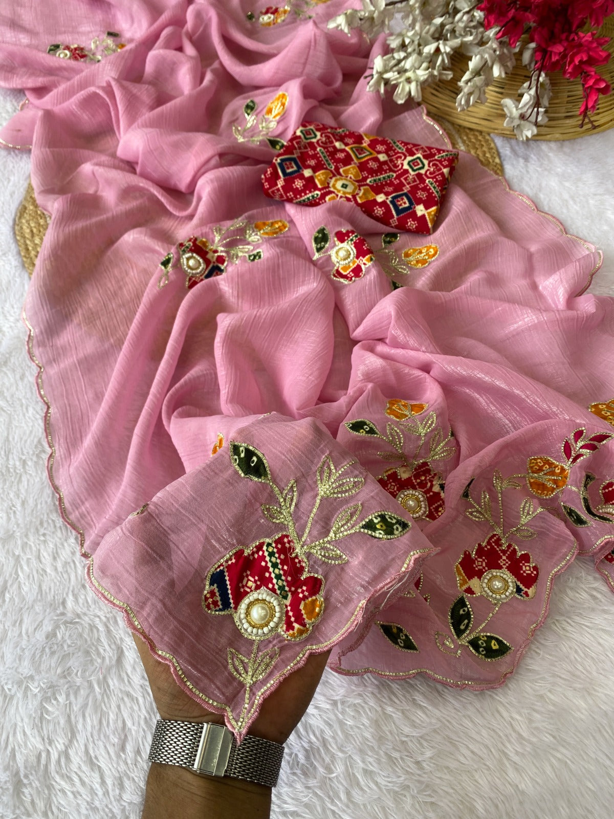 Saree Crunchy Temple