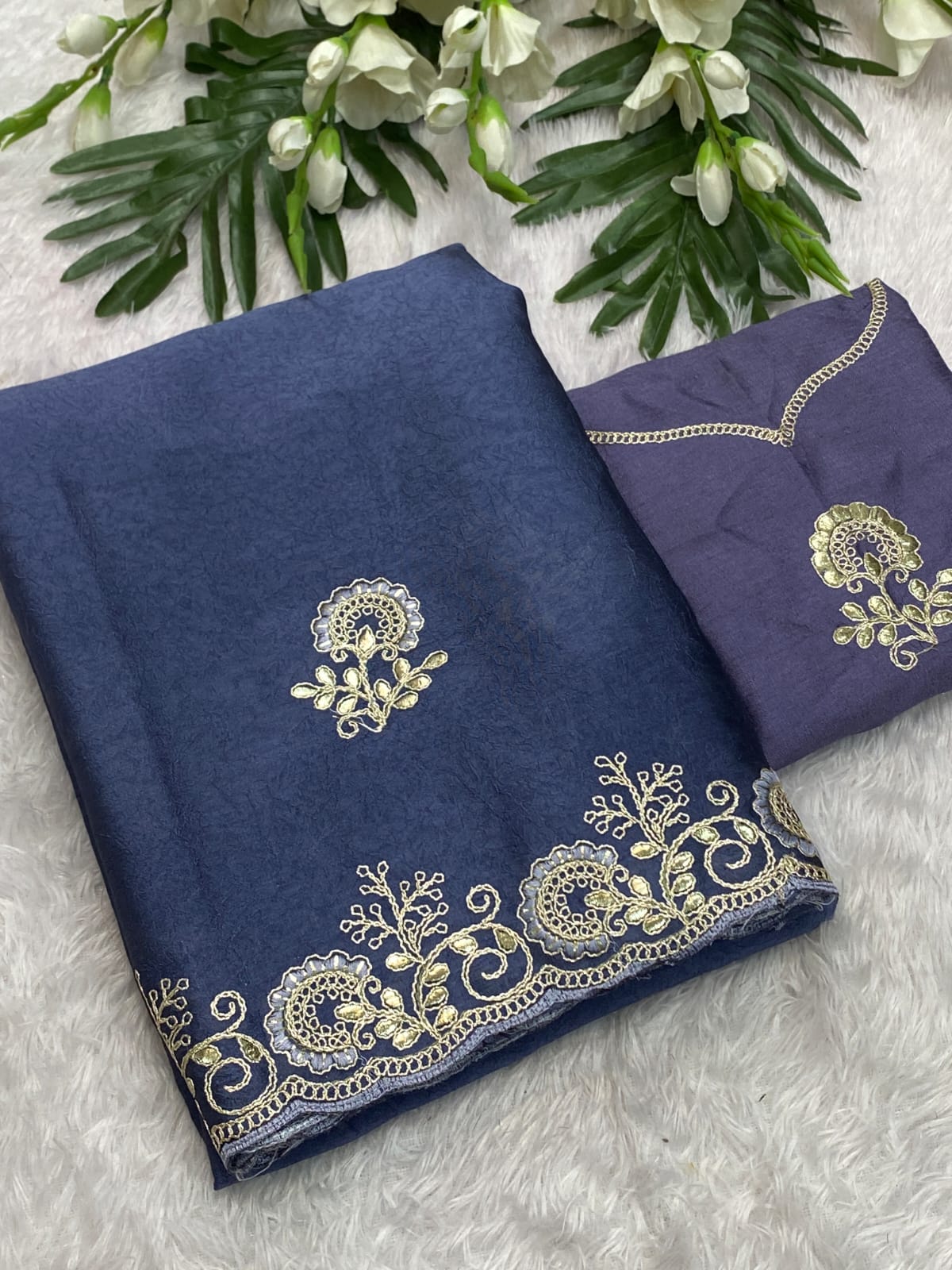 Saree Divija Crunchi Silk