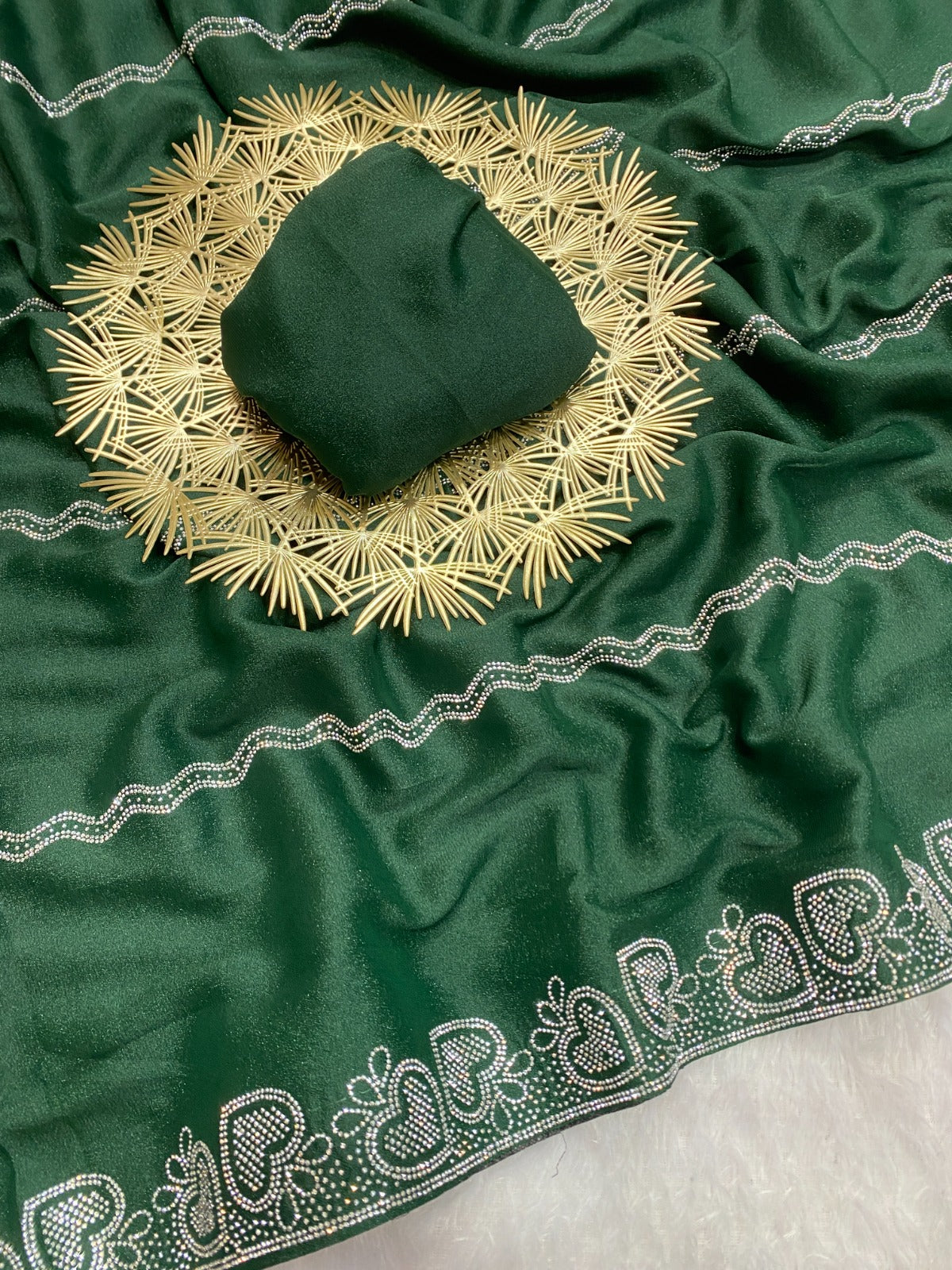 Saree Star Siroski  Heart