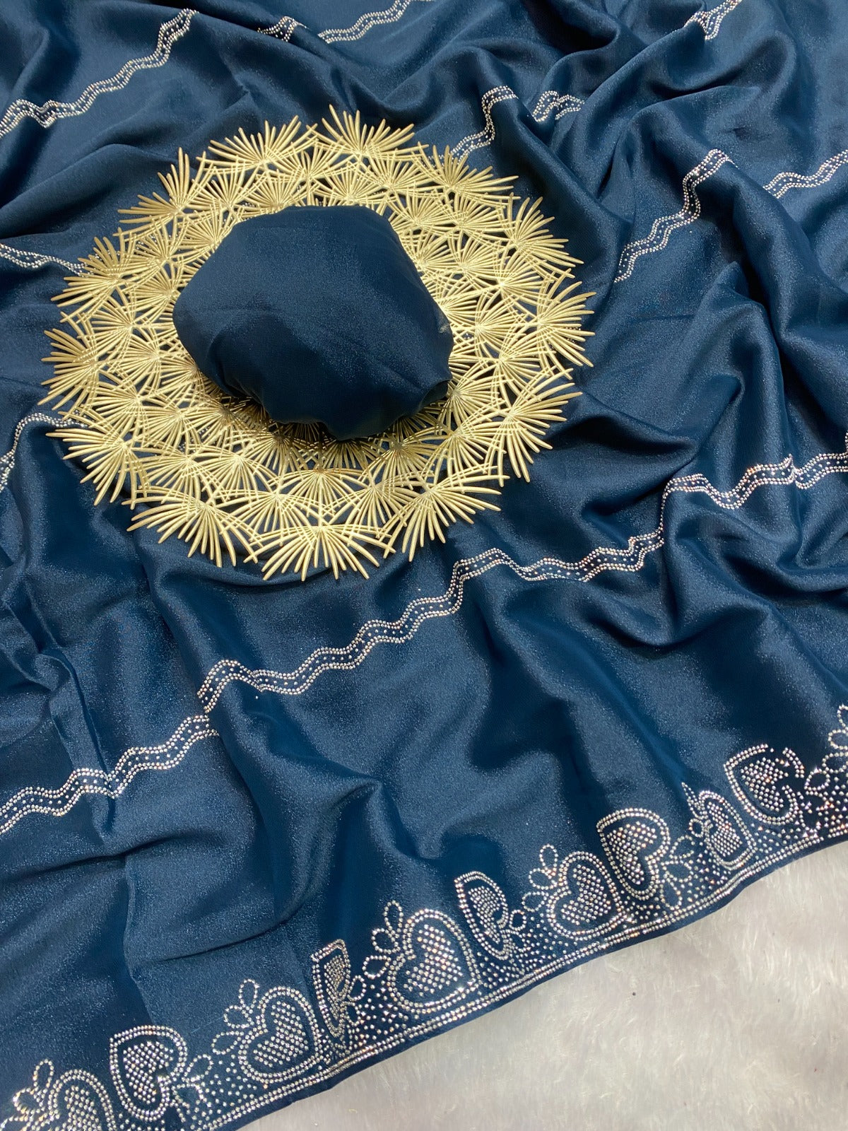 Saree Star Siroski  Heart