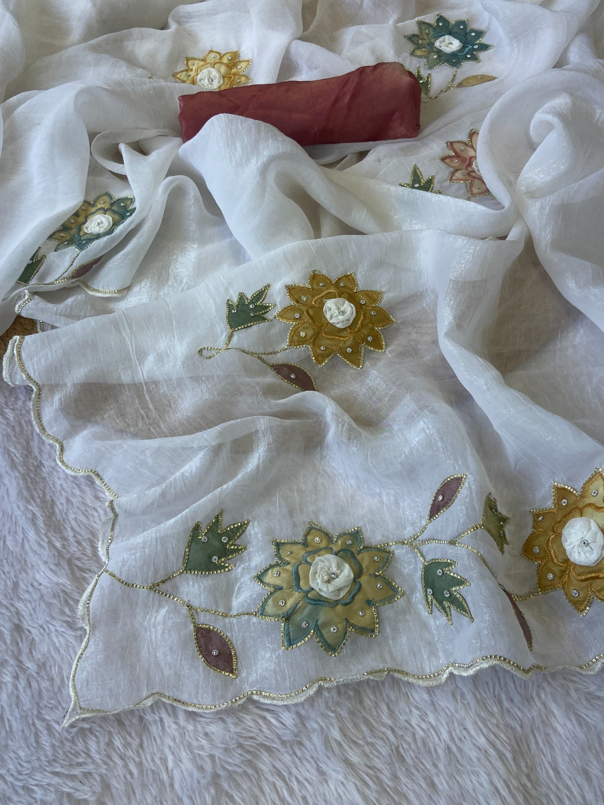 Saree Crunchy Sun flower