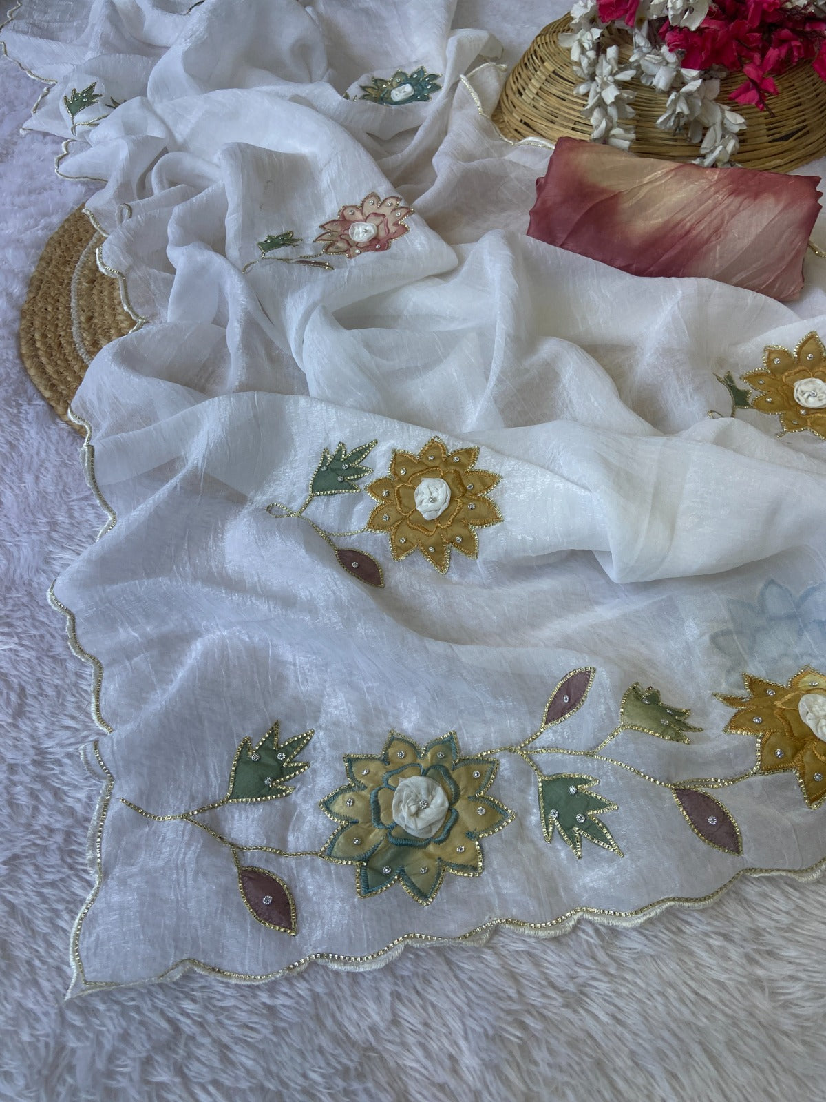 Saree Crunchy Sun flower