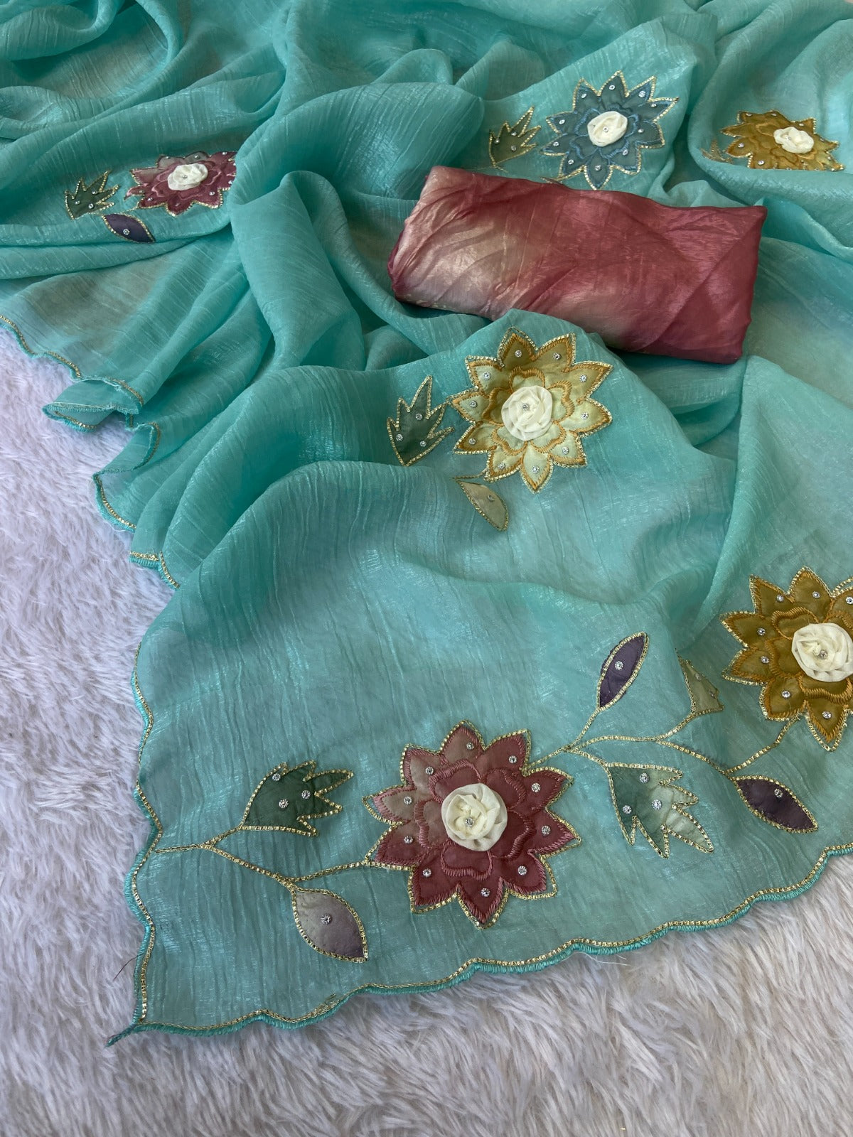 Saree Crunchy Sun flower