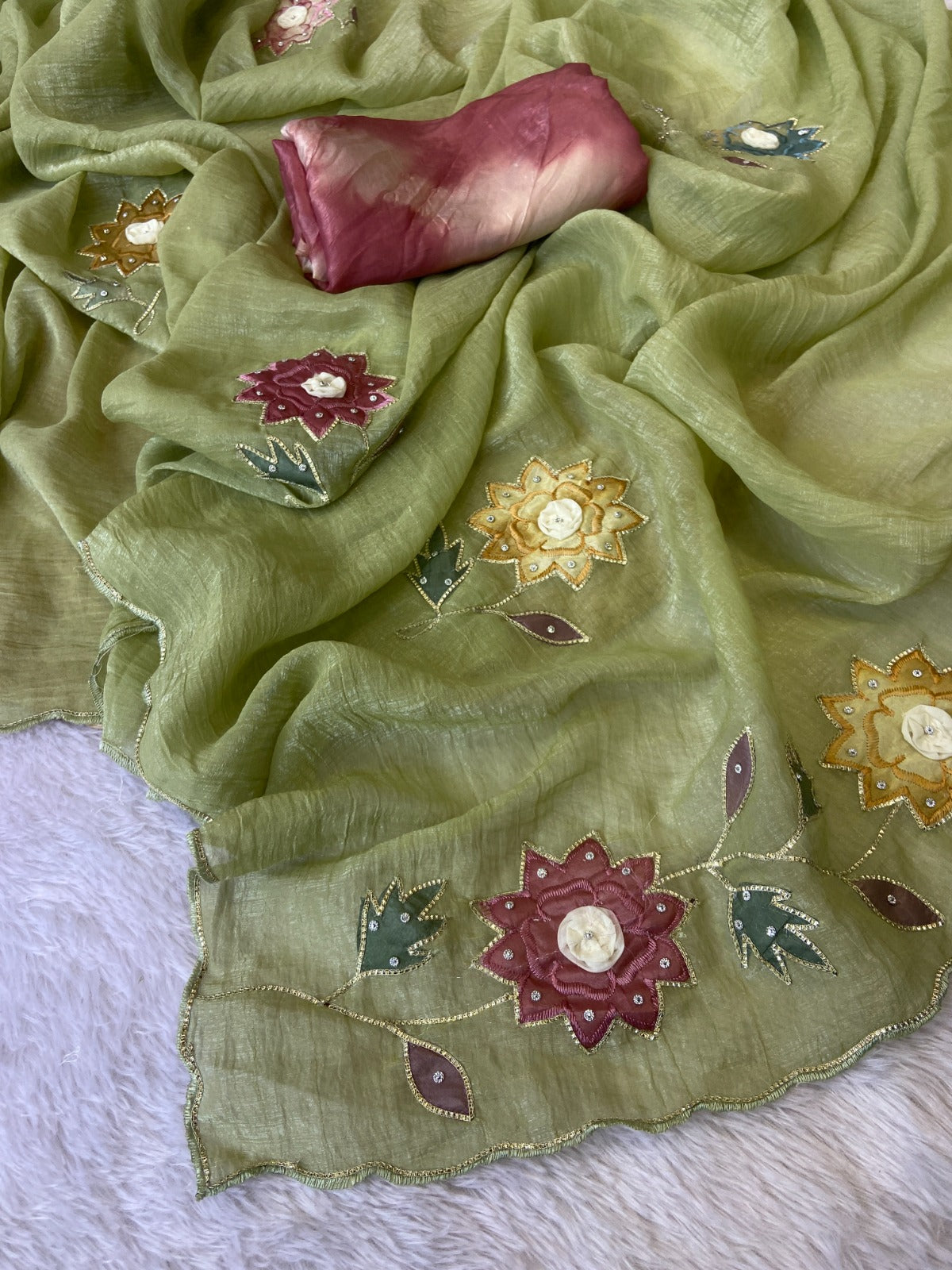 Saree Crunchy Sun flower