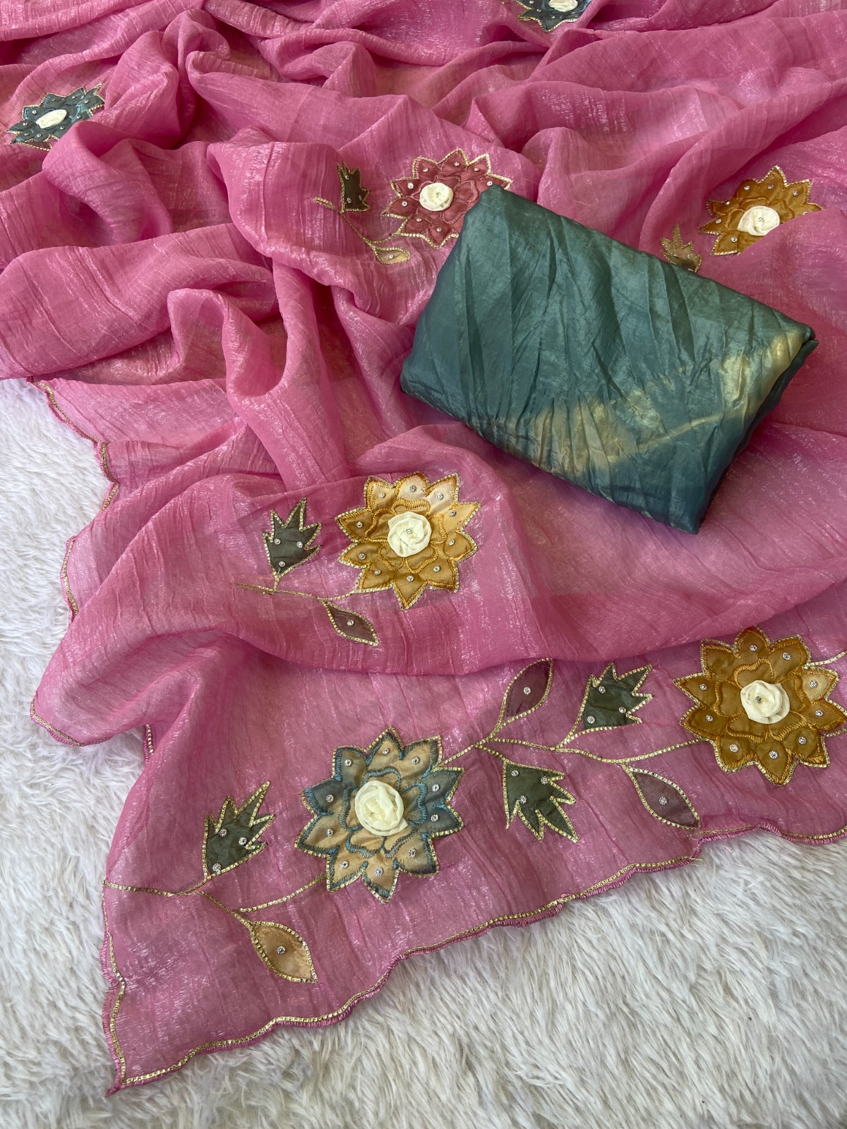 Saree Crunchy Sun flower