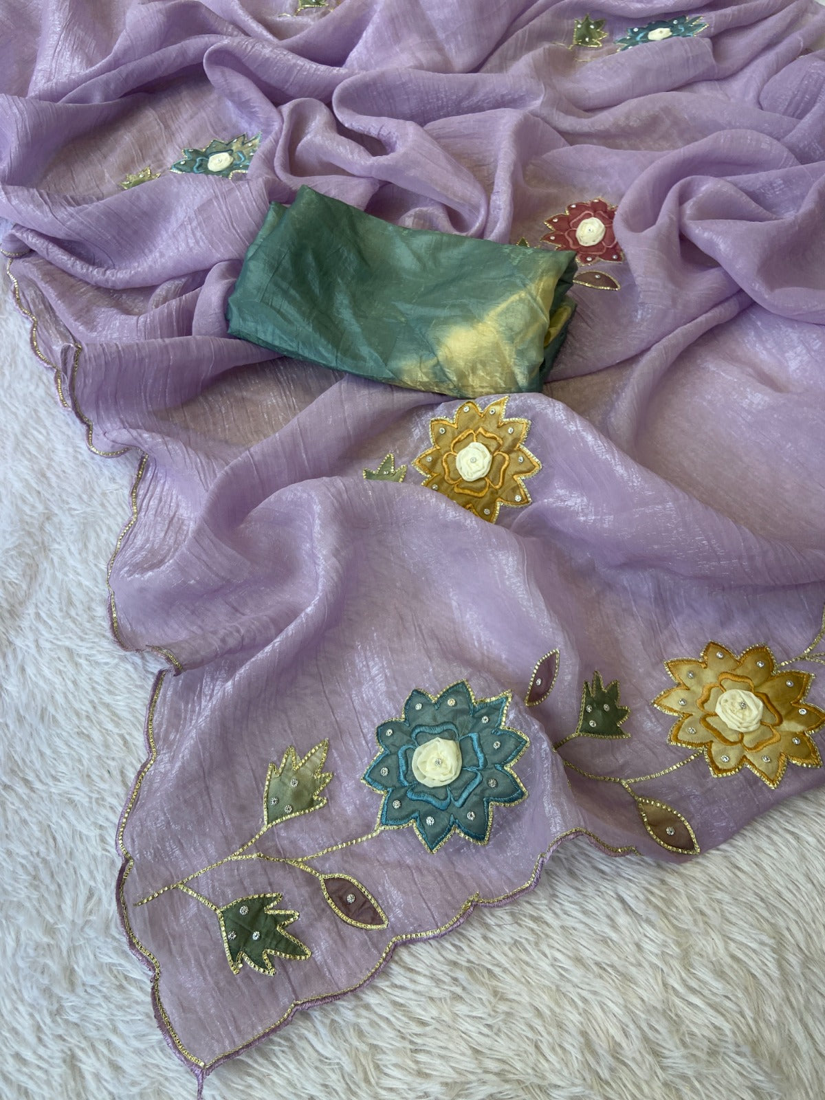 Saree Crunchy Sun flower