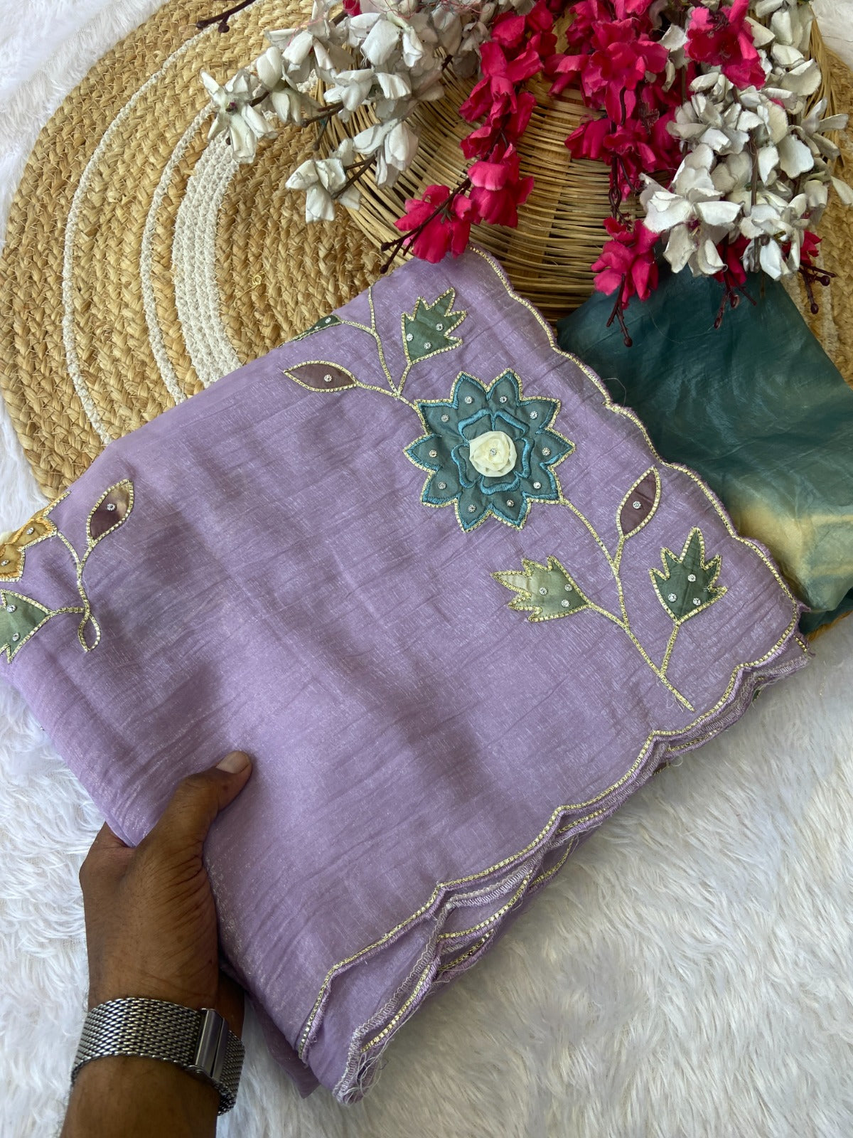 Saree Crunchy Sun flower