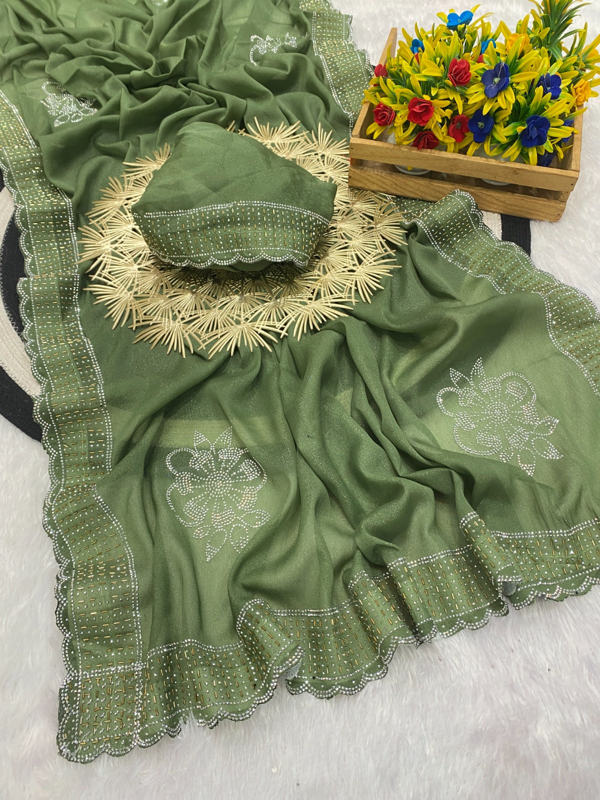 Saree Star Georget Sirokshi