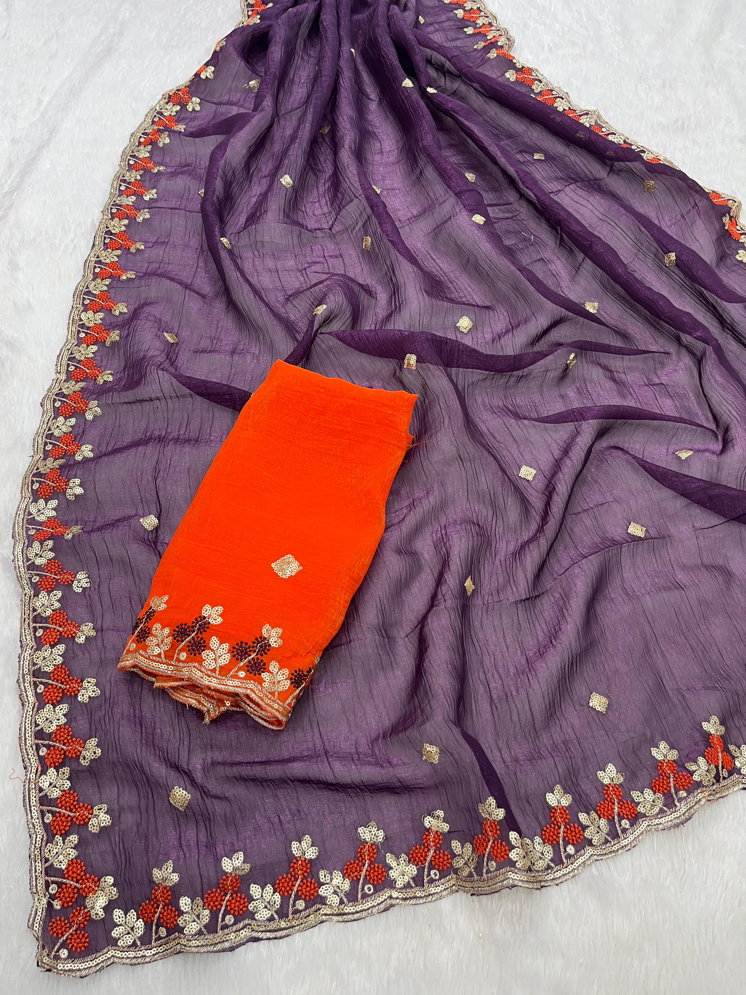 Saree Crunchy Chetna