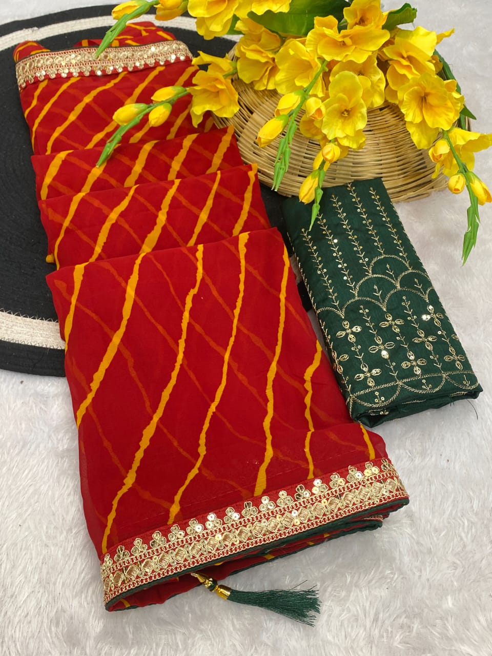 Saree Bandhni Leriya
