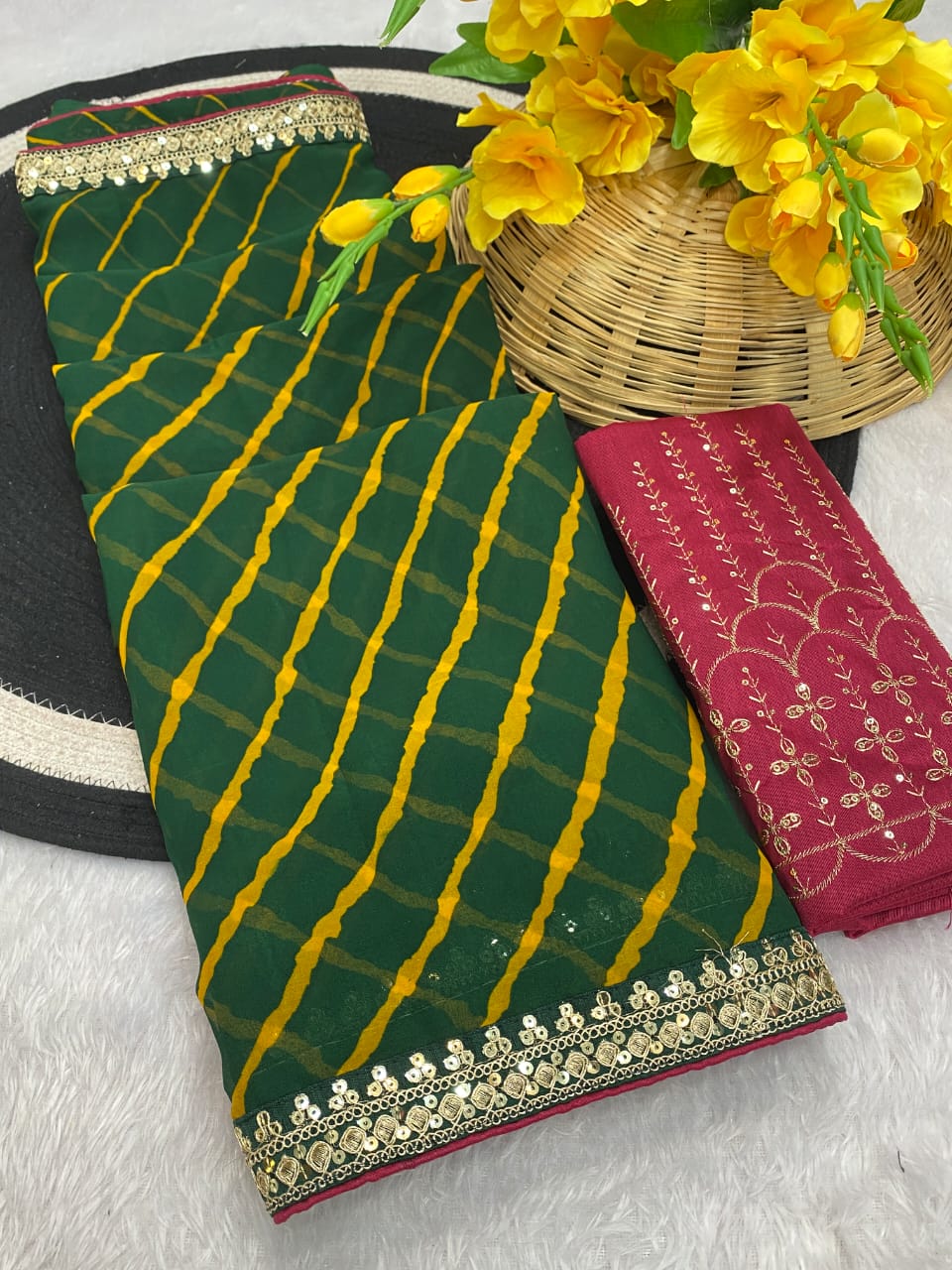 Saree Bandhni Leriya