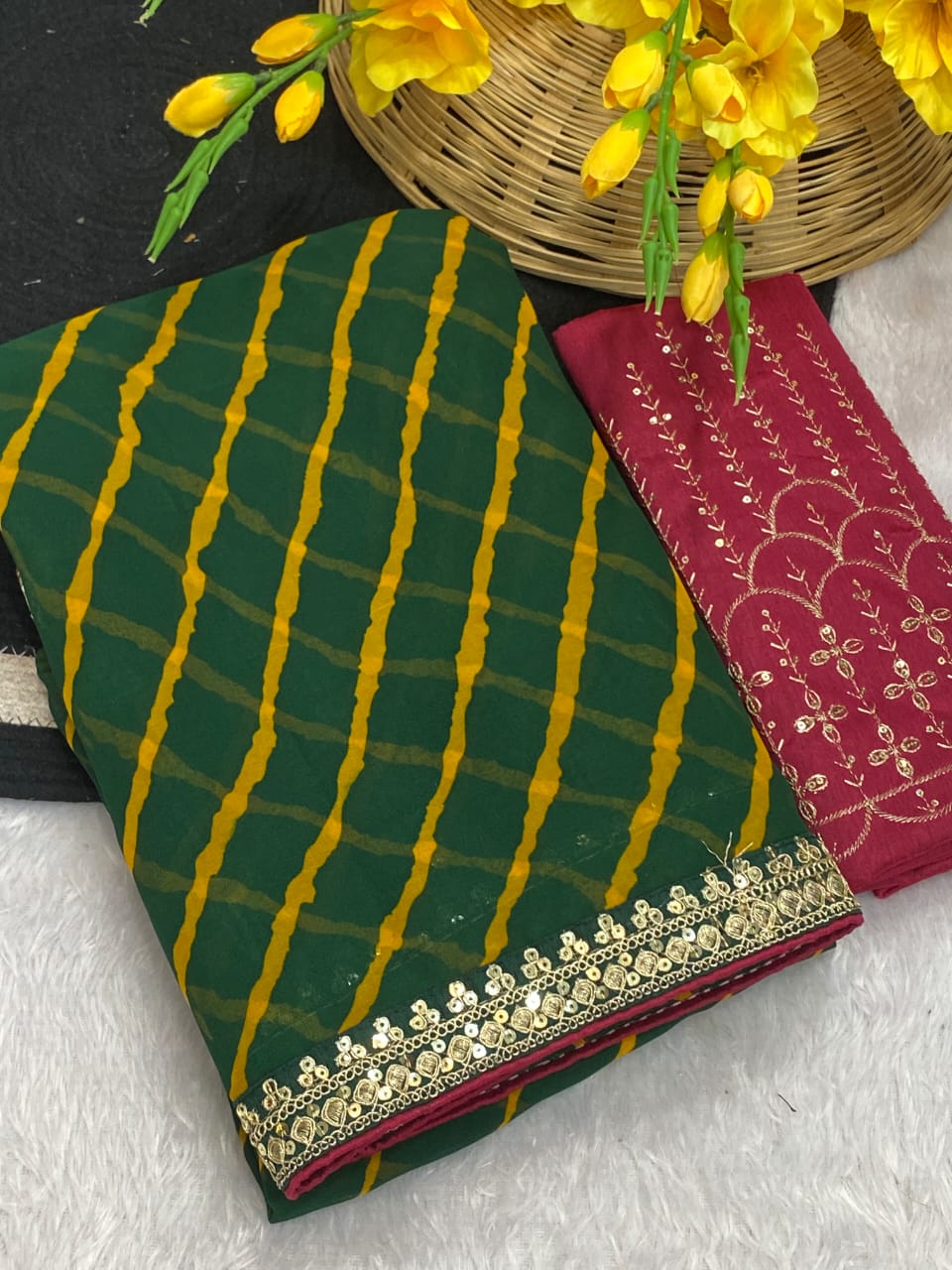 Saree Bandhni Leriya