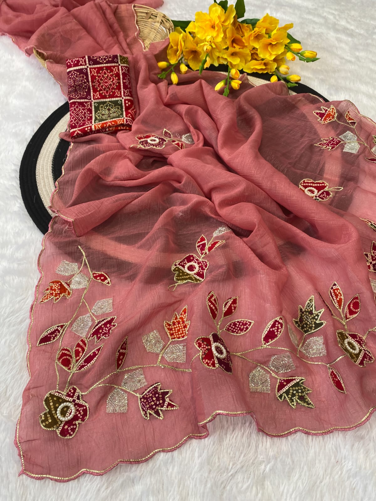 Saree Crunchy Kavya