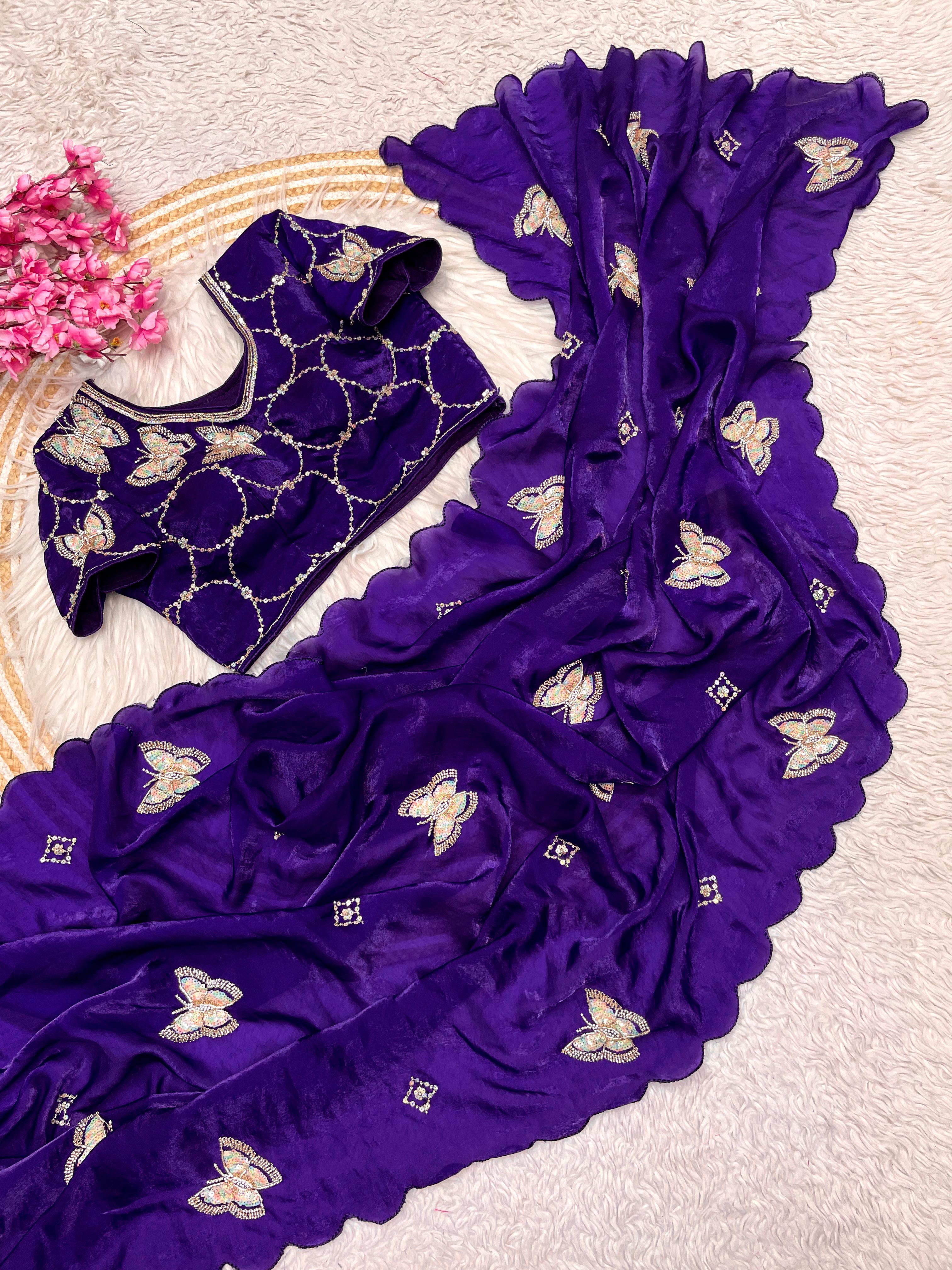 Saree Fandy Satin