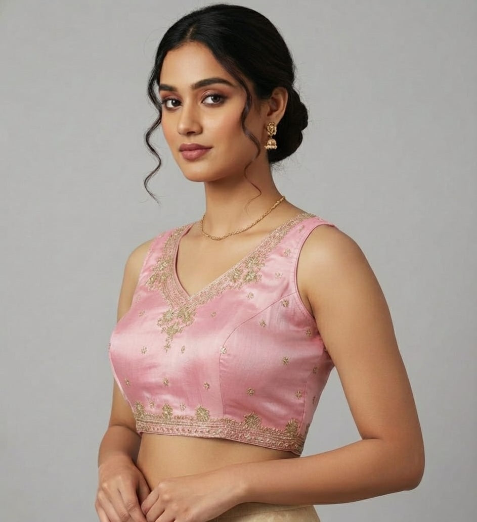 ZIMICHOO EMBROIDERY WORK BLOUSE