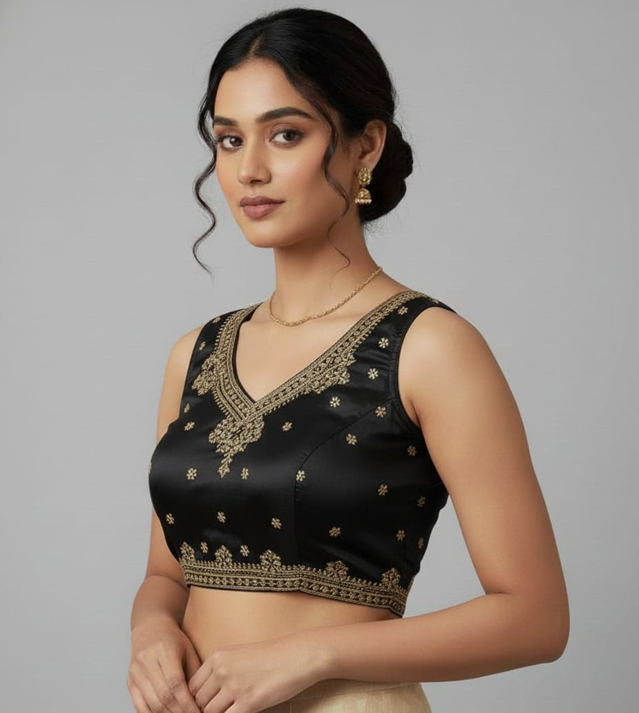 ZIMICHOO EMBROIDERY WORK BLOUSE