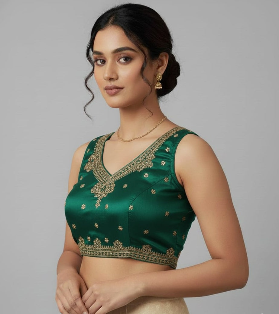 ZIMICHOO EMBROIDERY WORK BLOUSE